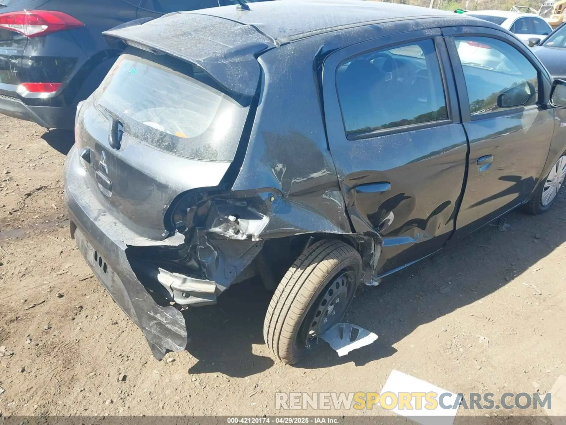 6 fotografías del automóvil dañado ML32AUHJ7RH024596 MITSUBISHI MIRAGE 2024