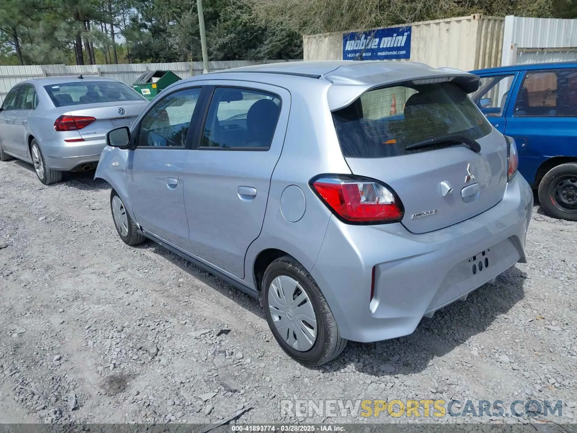 3 fotografías del automóvil dañado ML32AUHJ7RH027871 MITSUBISHI MIRAGE 2024