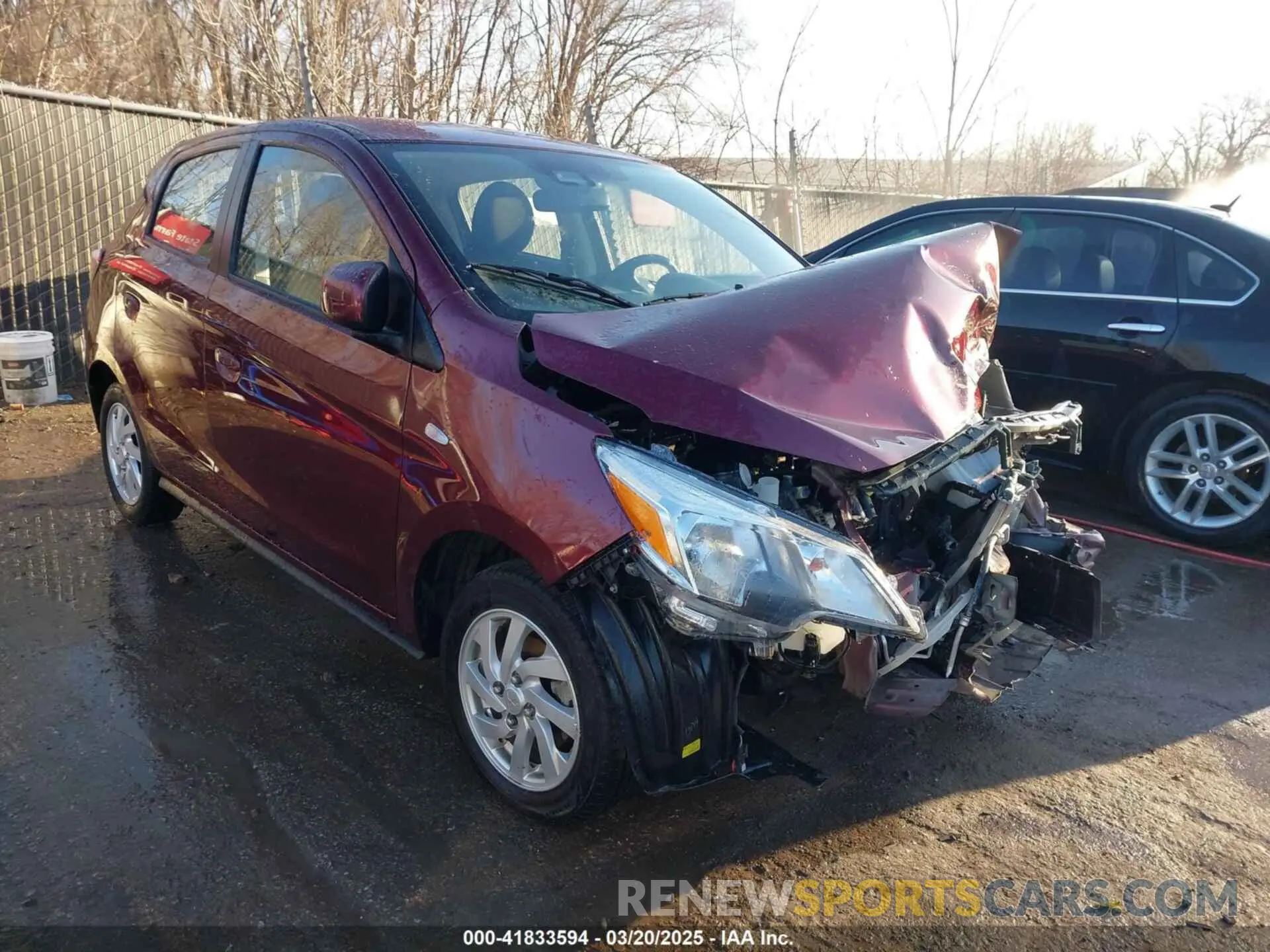 1 fotografías del automóvil dañado ML32AUHJ8RH000503 MITSUBISHI MIRAGE 2024