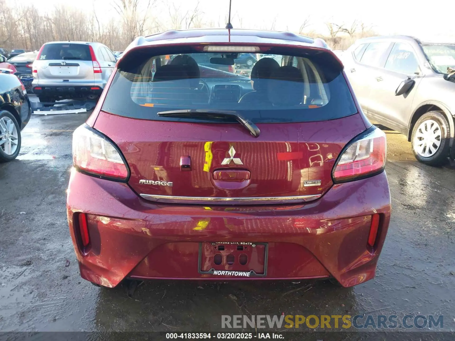 17 fotografías del automóvil dañado ML32AUHJ8RH000503 MITSUBISHI MIRAGE 2024