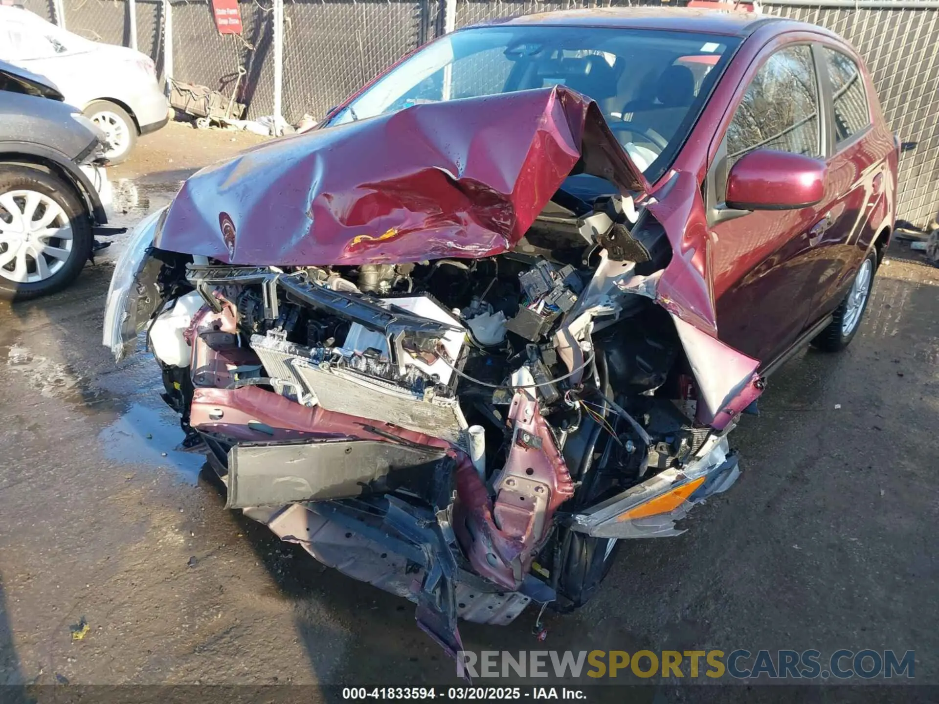 6 fotografías del automóvil dañado ML32AUHJ8RH000503 MITSUBISHI MIRAGE 2024