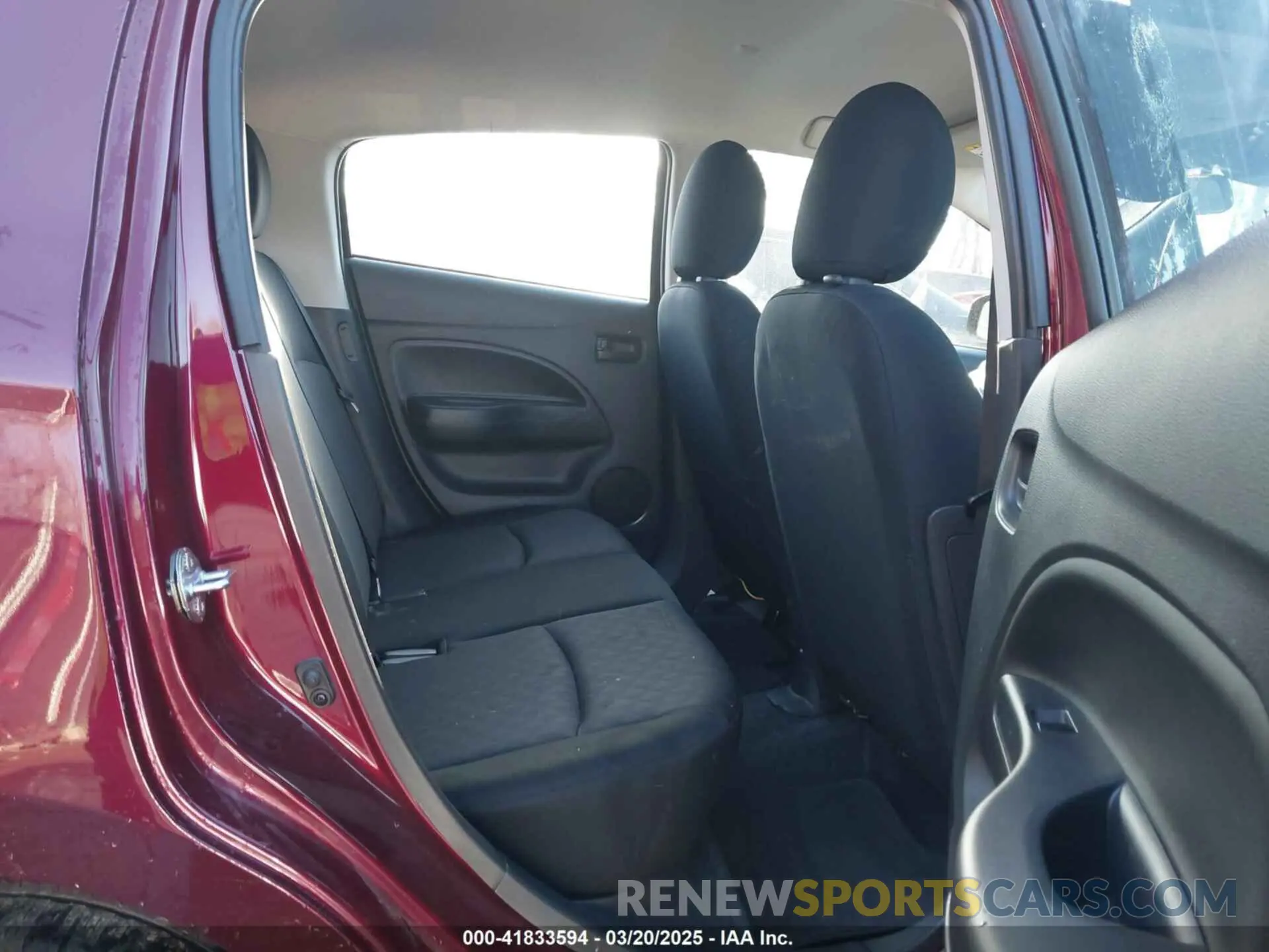 8 fotografías del automóvil dañado ML32AUHJ8RH000503 MITSUBISHI MIRAGE 2024
