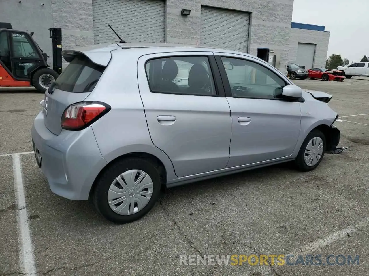 3 fotografías del automóvil dañado ML32AUHJ8RH002459 MITSUBISHI MIRAGE 2024