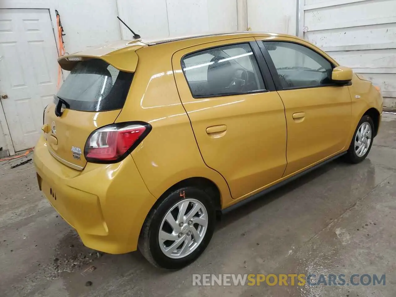 3 fotografías del automóvil dañado ML32AUHJ8RH006608 MITSUBISHI MIRAGE 2024