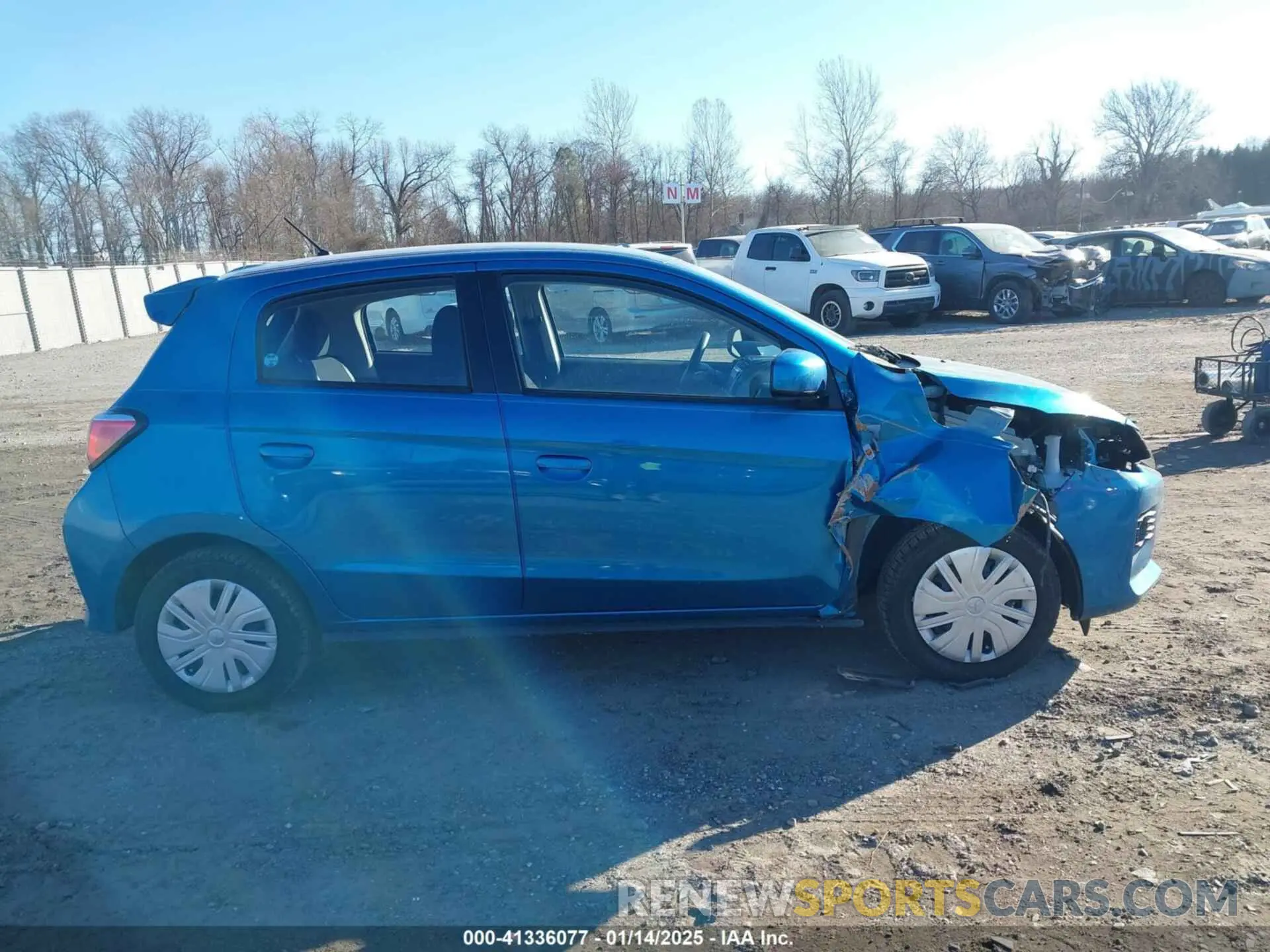13 fotografías del automóvil dañado ML32AUHJ8RH008858 MITSUBISHI MIRAGE 2024