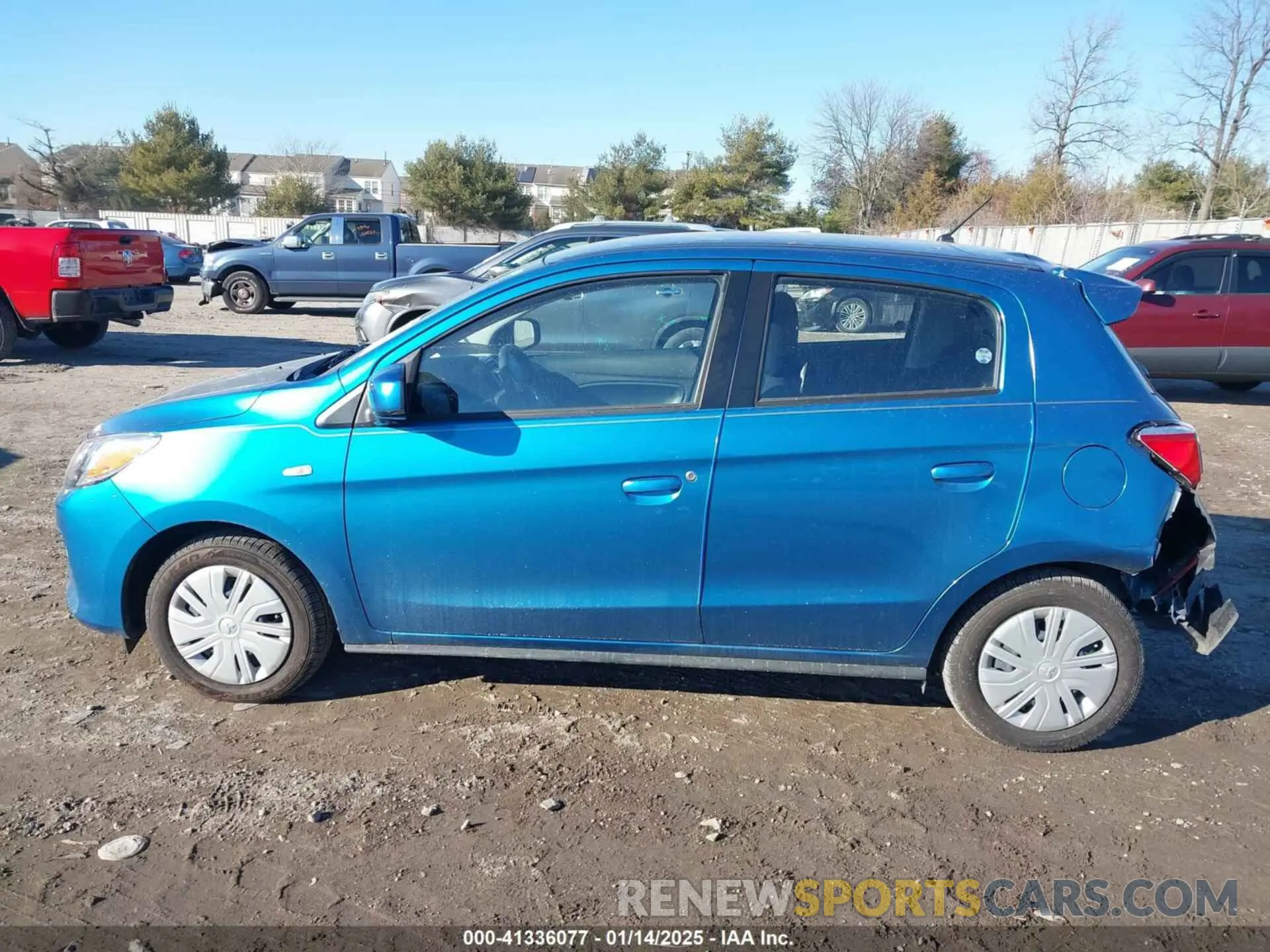 14 fotografías del automóvil dañado ML32AUHJ8RH008858 MITSUBISHI MIRAGE 2024