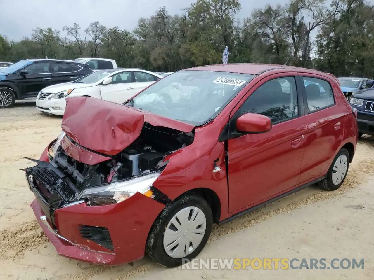 1 fotografías del automóvil dañado ML32AUHJ8RH009816 MITSUBISHI MIRAGE 2024