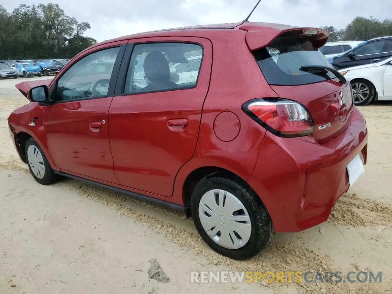 2 fotografías del automóvil dañado ML32AUHJ8RH009816 MITSUBISHI MIRAGE 2024