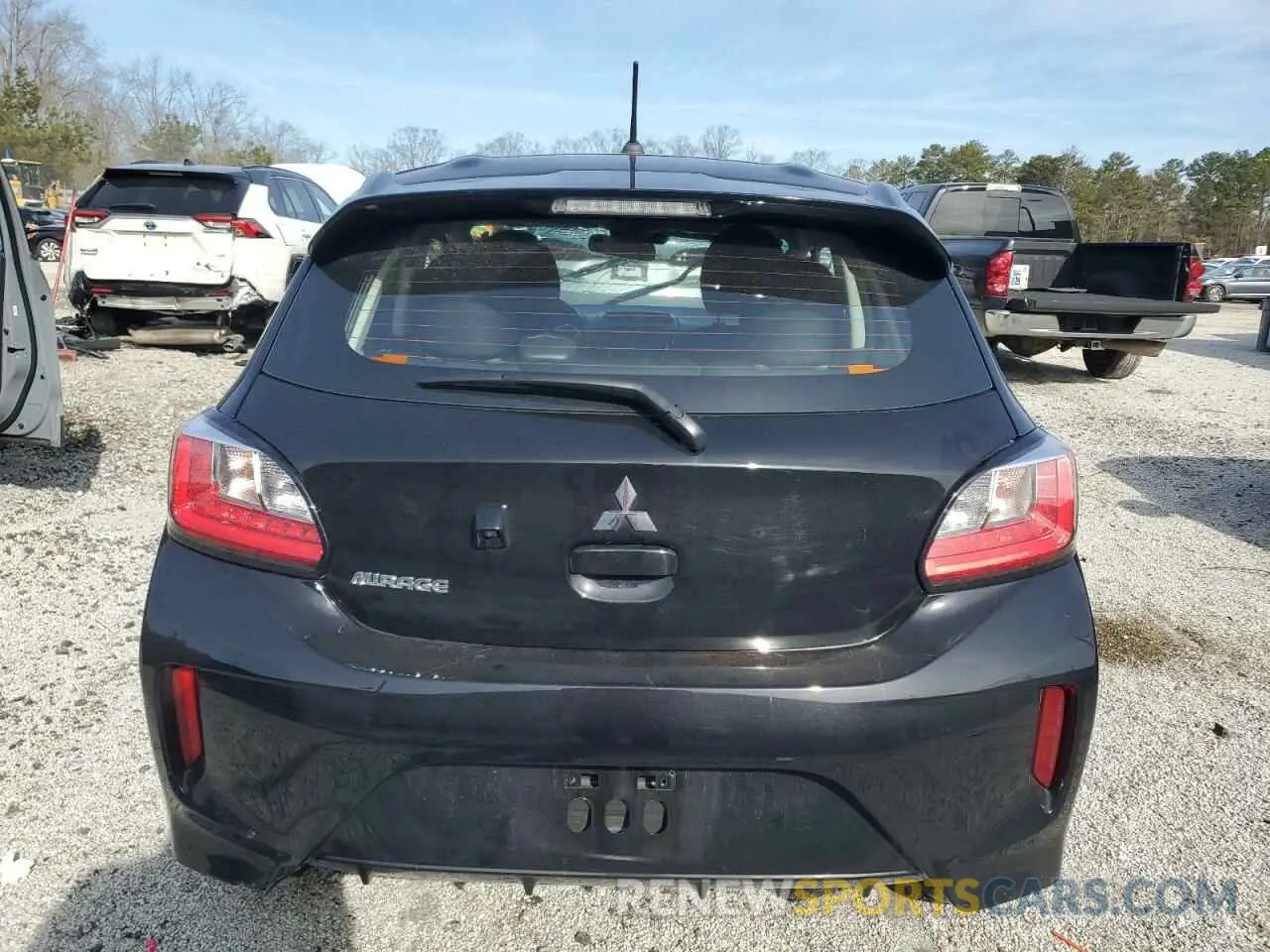 6 fotografías del automóvil dañado ML32AUHJ8RH010321 MITSUBISHI MIRAGE 2024