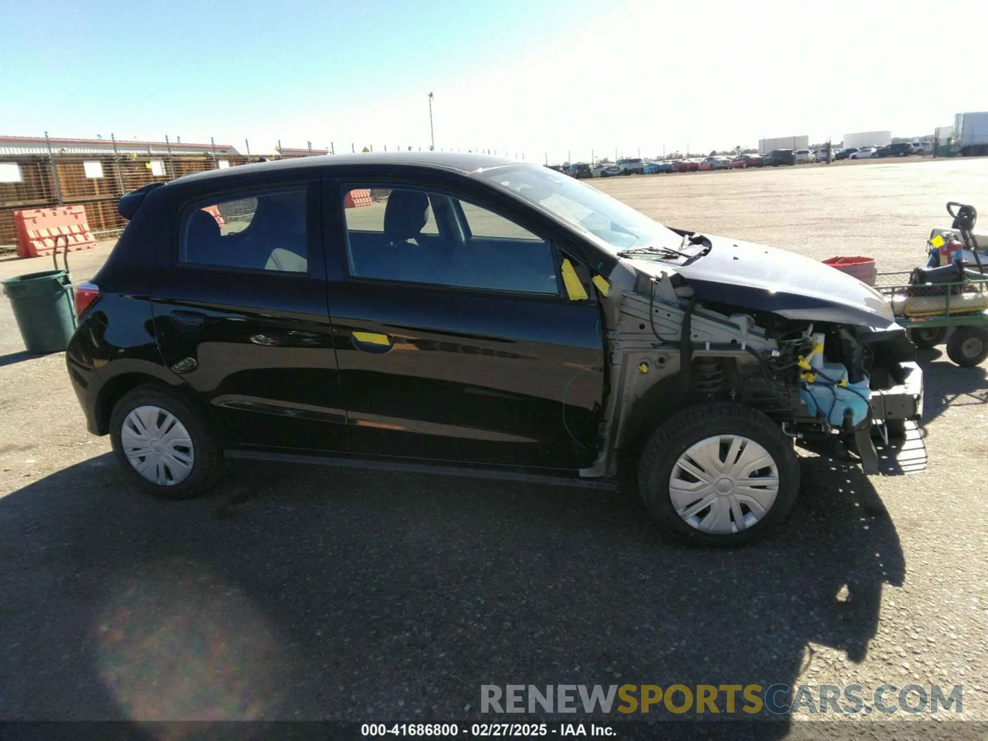 14 fotografías del automóvil dañado ML32AUHJ8RH013185 MITSUBISHI MIRAGE 2024