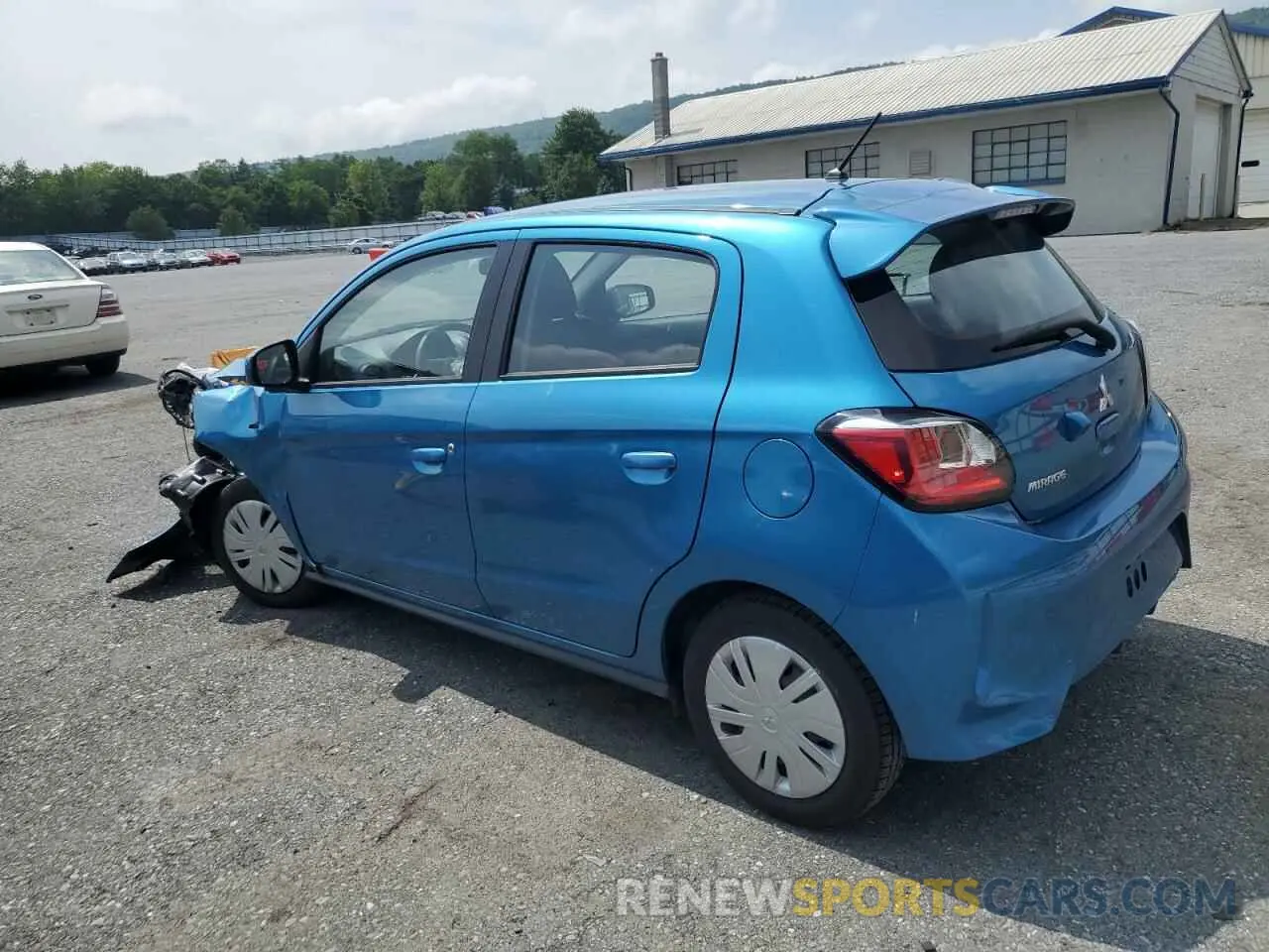 2 fotografías del automóvil dañado ML32AUHJ8RH017169 MITSUBISHI MIRAGE 2024
