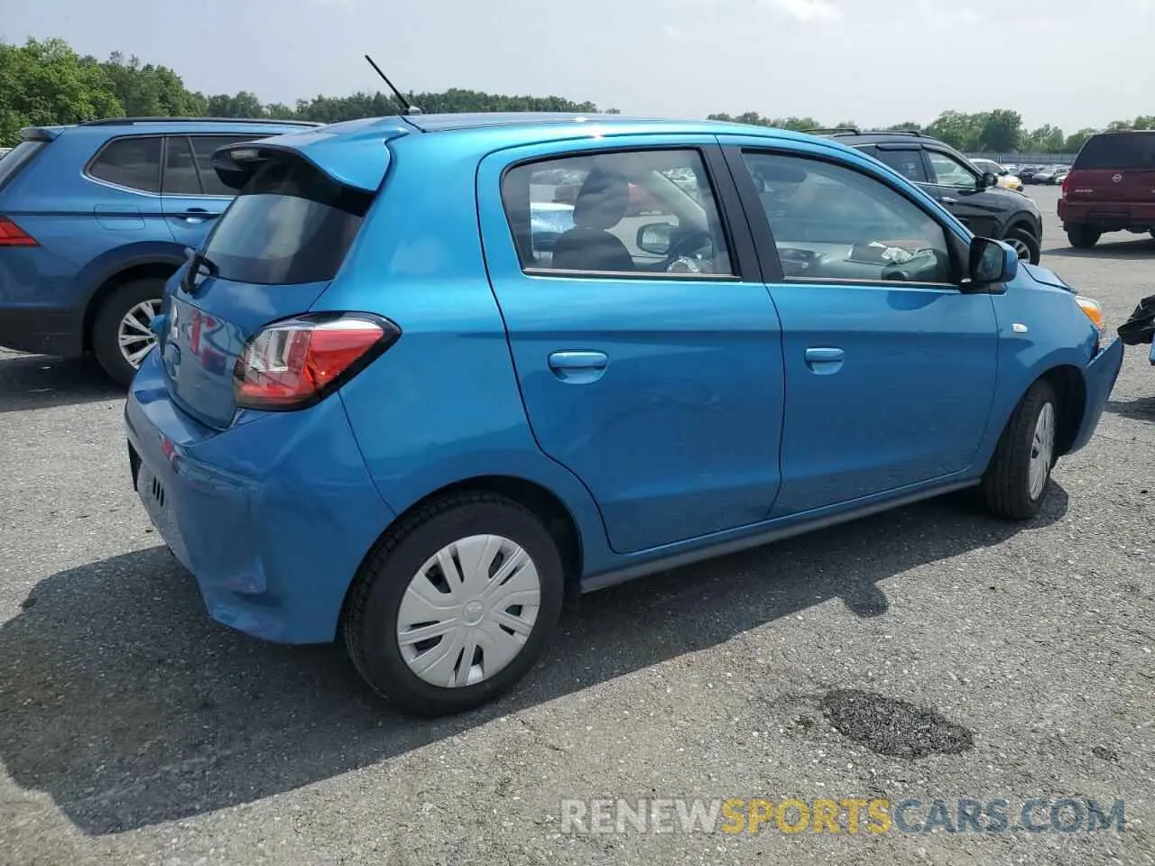 3 fotografías del automóvil dañado ML32AUHJ8RH017169 MITSUBISHI MIRAGE 2024