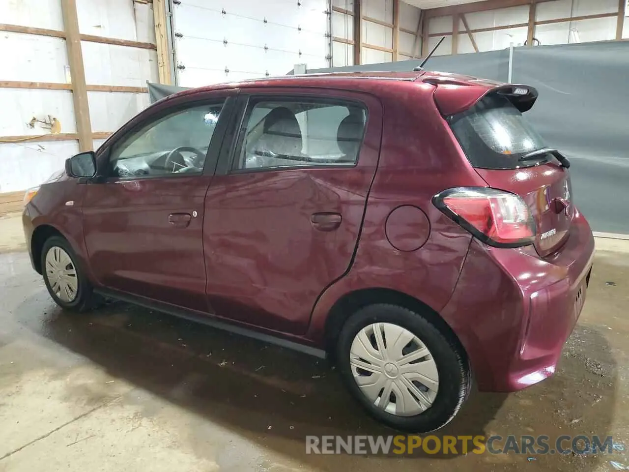 2 fotografías del automóvil dañado ML32AUHJ8RH018337 MITSUBISHI MIRAGE 2024