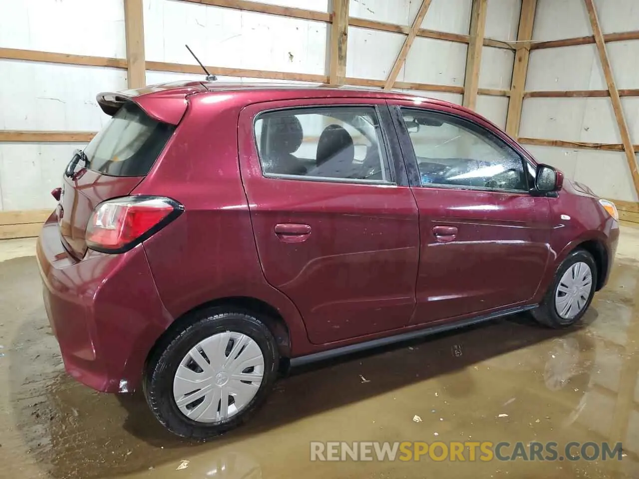 3 fotografías del automóvil dañado ML32AUHJ8RH018337 MITSUBISHI MIRAGE 2024