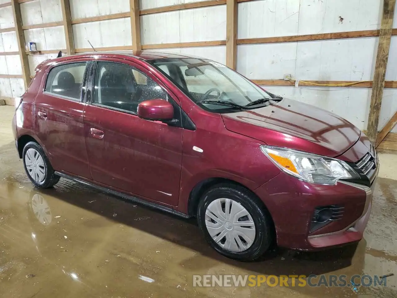 4 fotografías del automóvil dañado ML32AUHJ8RH018337 MITSUBISHI MIRAGE 2024
