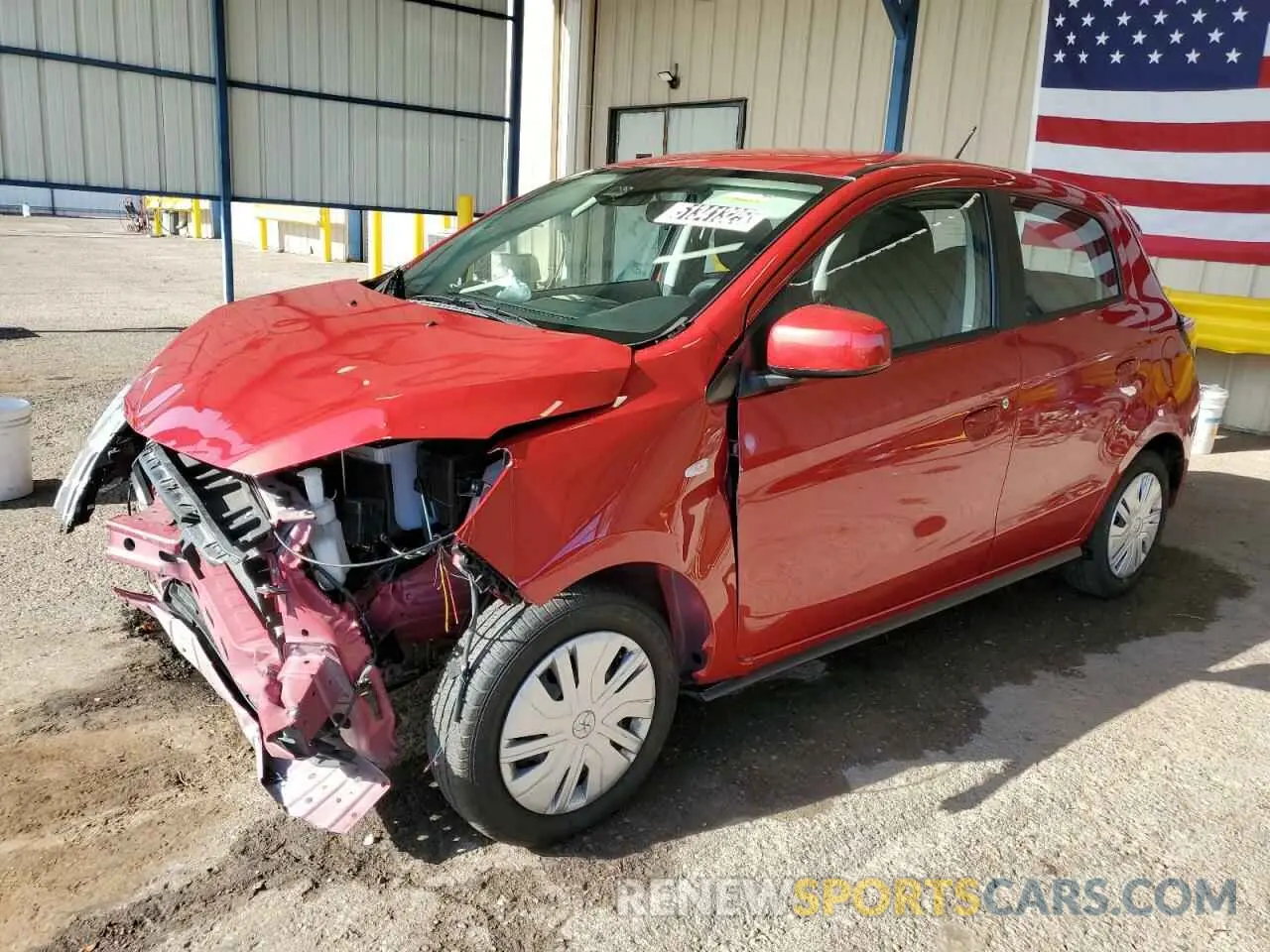 1 fotografías del automóvil dañado ML32AUHJ8RH019066 MITSUBISHI MIRAGE 2024