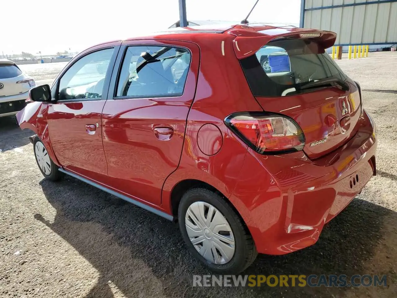 2 fotografías del automóvil dañado ML32AUHJ8RH019066 MITSUBISHI MIRAGE 2024