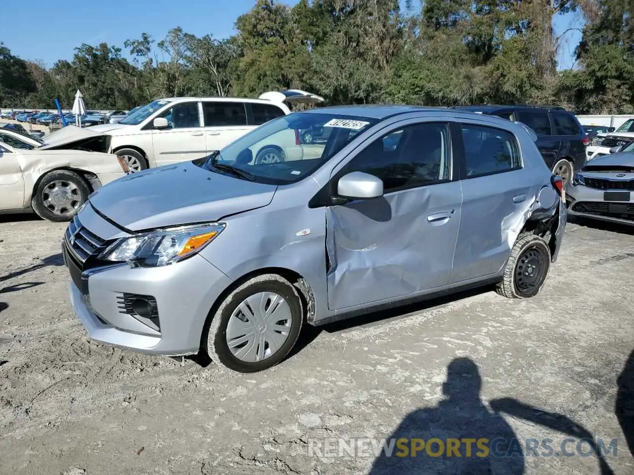 1 fotografías del automóvil dañado ML32AUHJ8RH020377 MITSUBISHI MIRAGE 2024