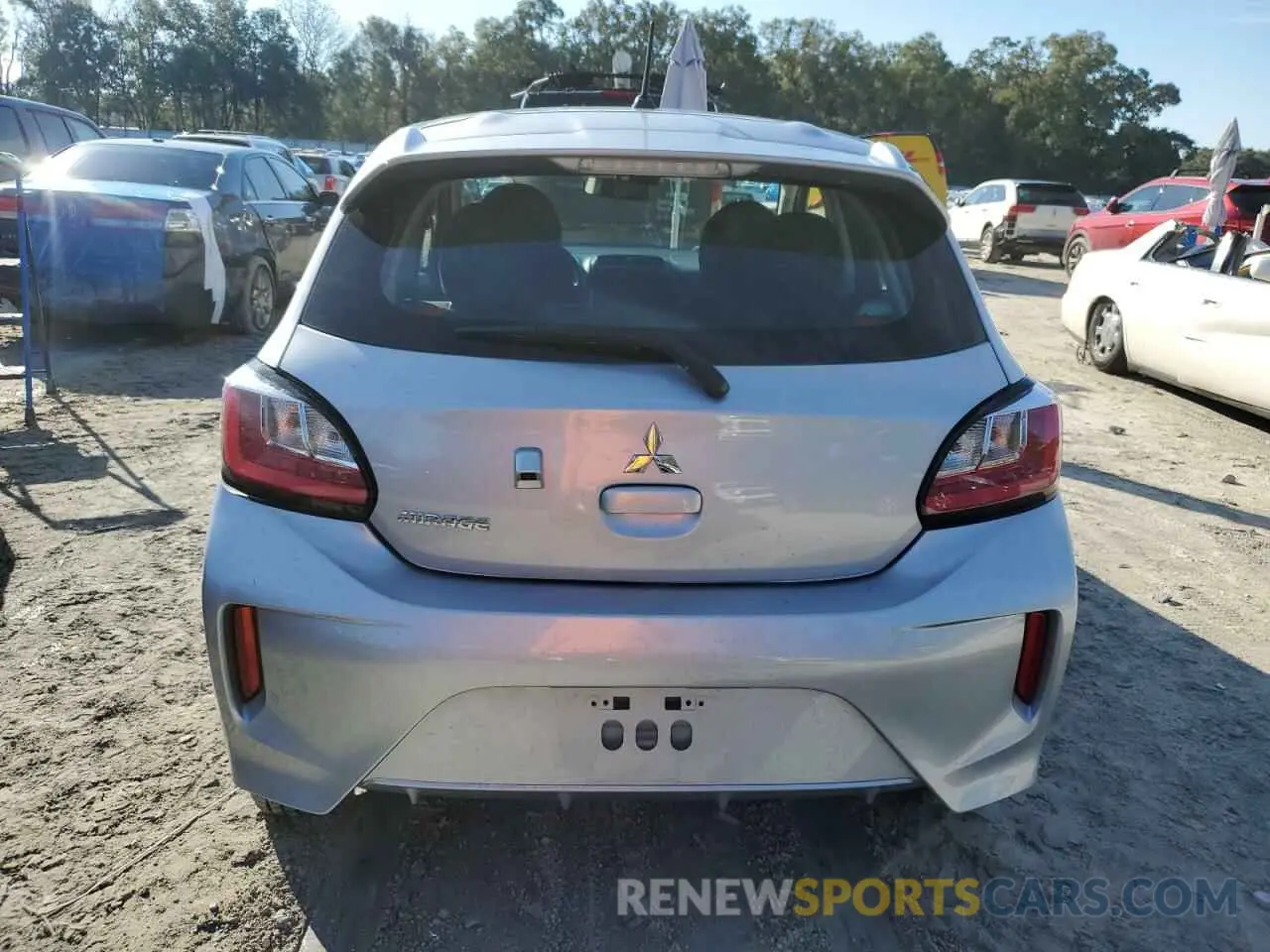 6 fotografías del automóvil dañado ML32AUHJ8RH020377 MITSUBISHI MIRAGE 2024