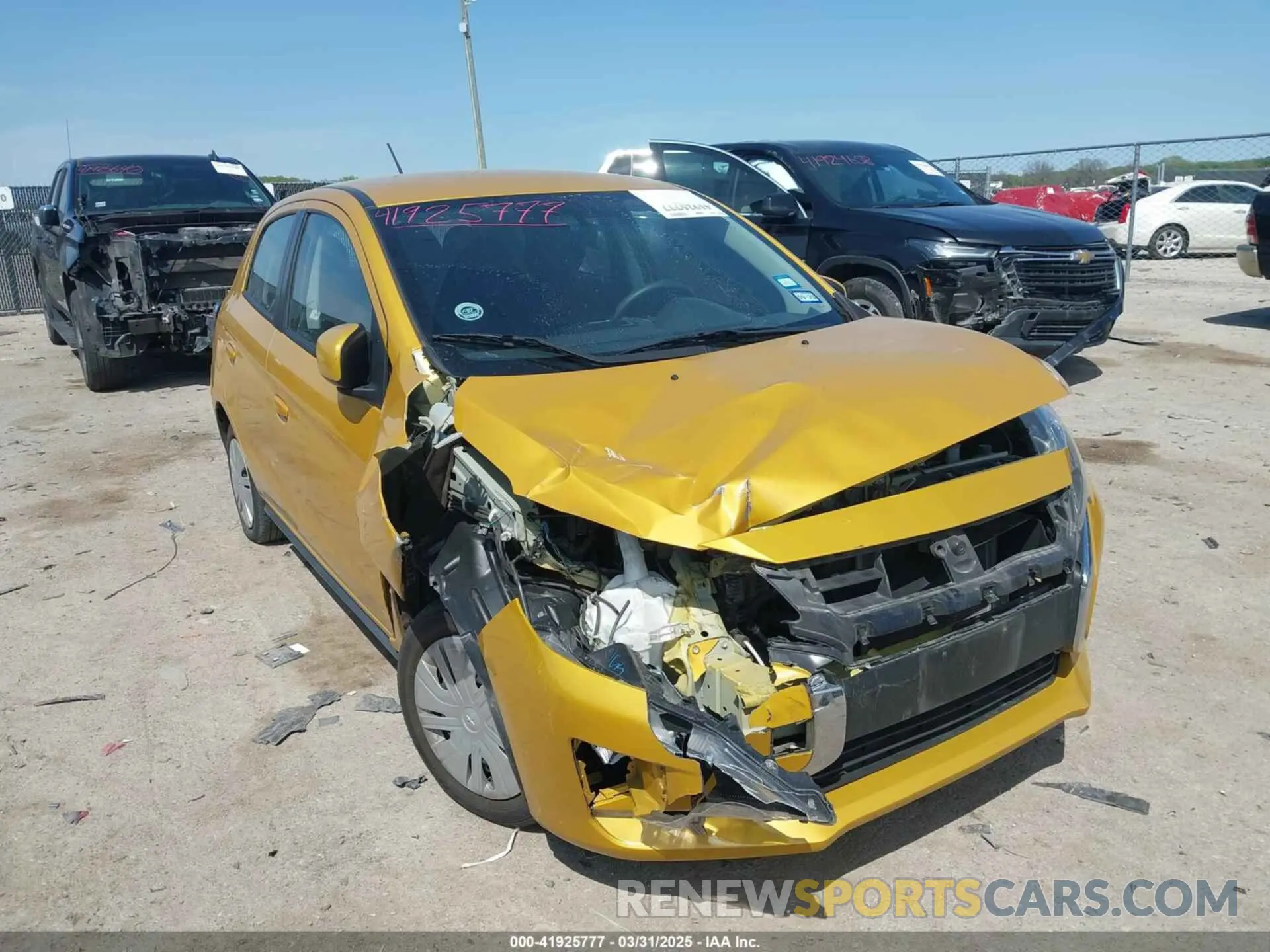 6 fotografías del automóvil dañado ML32AUHJ9RH001062 MITSUBISHI MIRAGE 2024