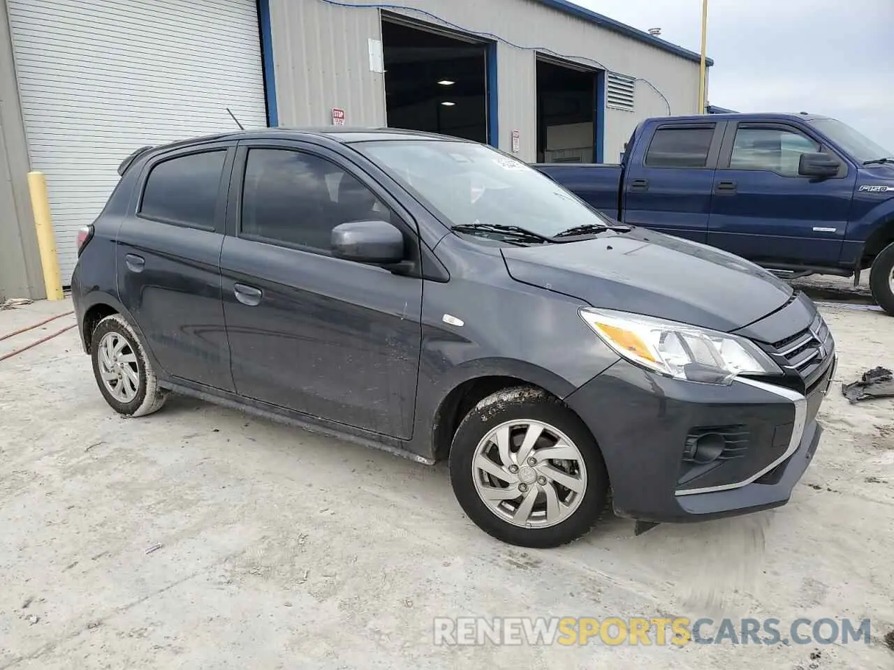 4 fotografías del automóvil dañado ML32AUHJ9RH006021 MITSUBISHI MIRAGE 2024