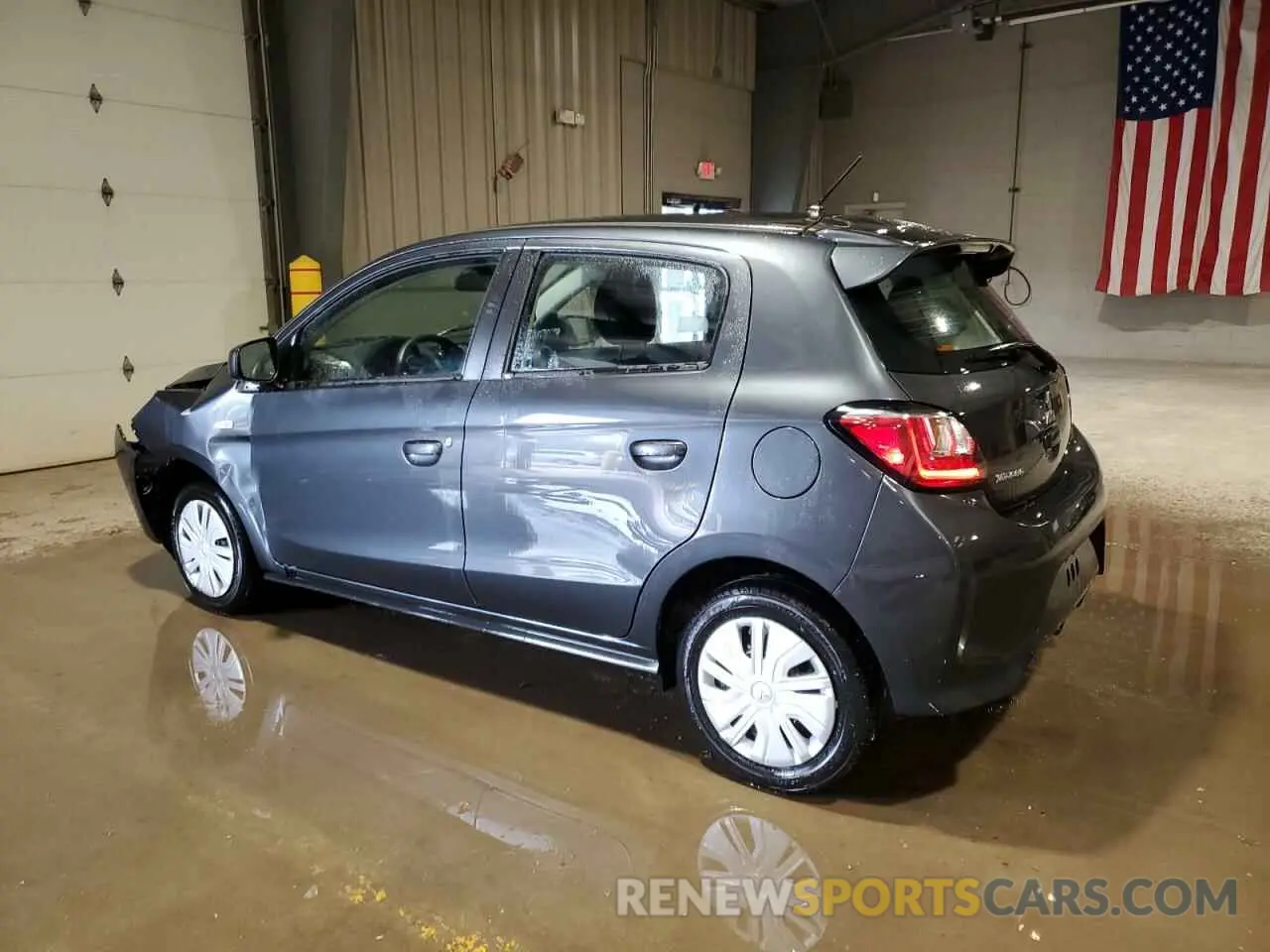 2 fotografías del automóvil dañado ML32AUHJ9RH006228 MITSUBISHI MIRAGE 2024
