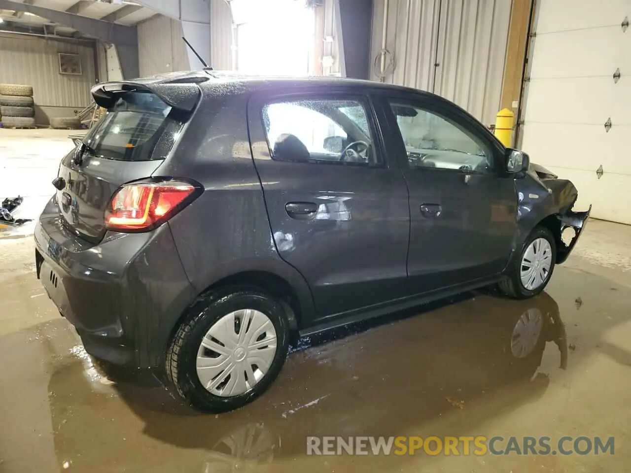 3 fotografías del automóvil dañado ML32AUHJ9RH006228 MITSUBISHI MIRAGE 2024