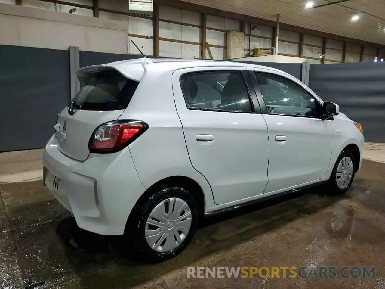 3 fotografías del automóvil dañado ML32AUHJ9RH006407 MITSUBISHI MIRAGE 2024