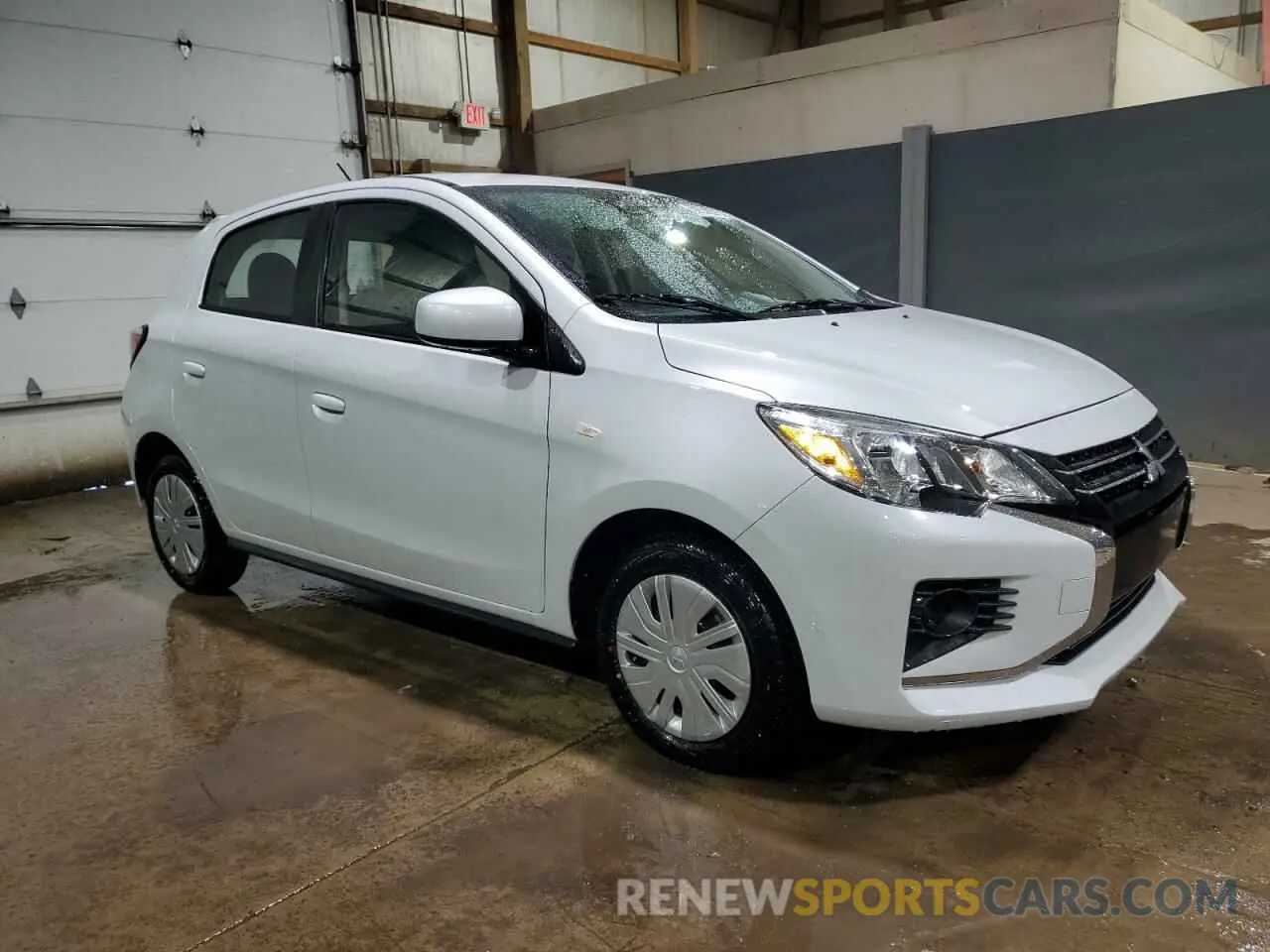 4 fotografías del automóvil dañado ML32AUHJ9RH006407 MITSUBISHI MIRAGE 2024