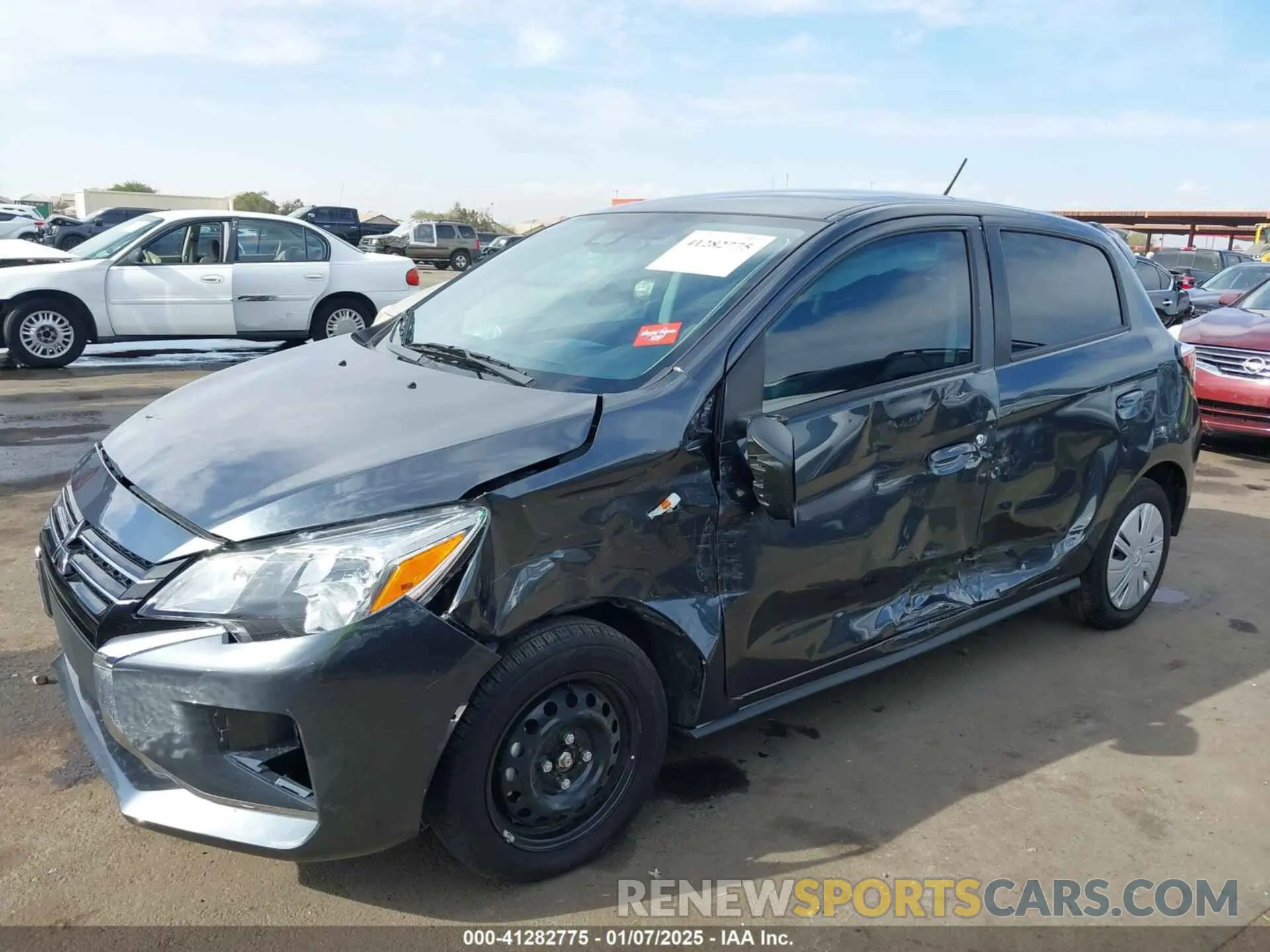 6 fotografías del automóvil dañado ML32AUHJ9RH006892 MITSUBISHI MIRAGE 2024