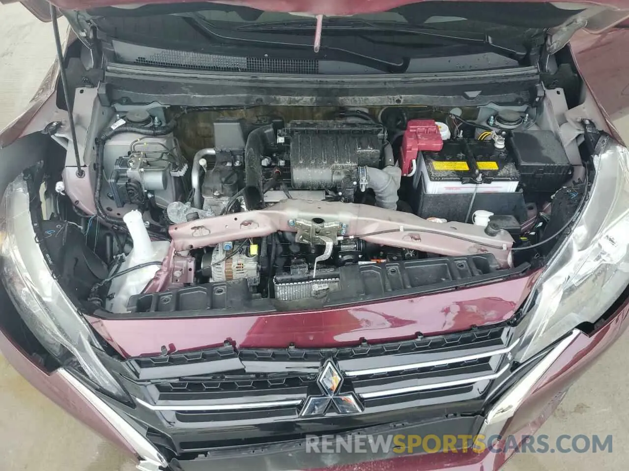 11 fotografías del automóvil dañado ML32AUHJ9RH013485 MITSUBISHI MIRAGE 2024