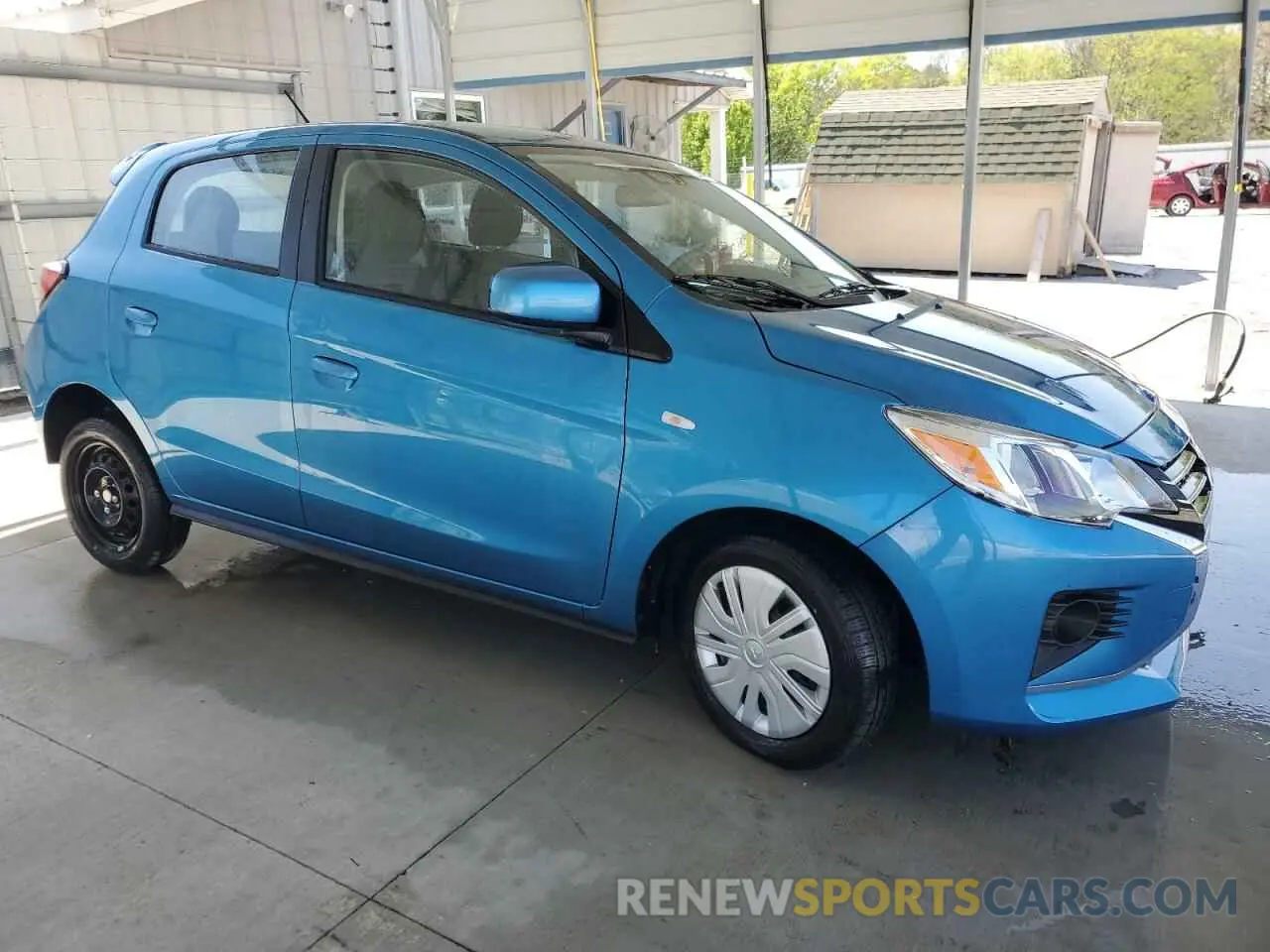 4 fotografías del automóvil dañado ML32AUHJ9RH019464 MITSUBISHI MIRAGE 2024