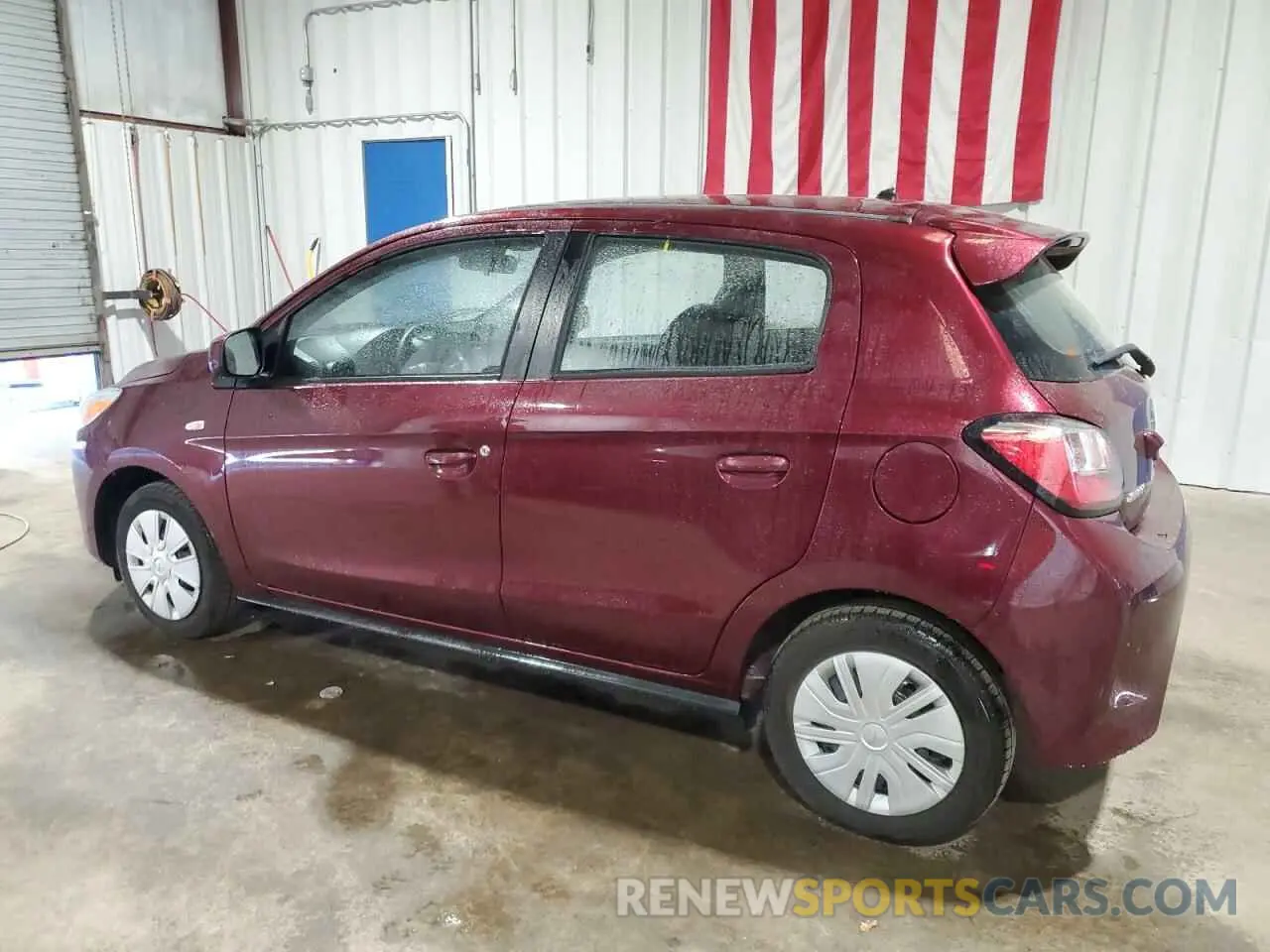 2 fotografías del automóvil dañado ML32AUHJXRH010093 MITSUBISHI MIRAGE 2024