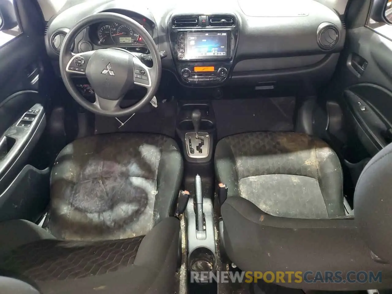 8 fotografías del automóvil dañado ML32AUHJXRH010093 MITSUBISHI MIRAGE 2024