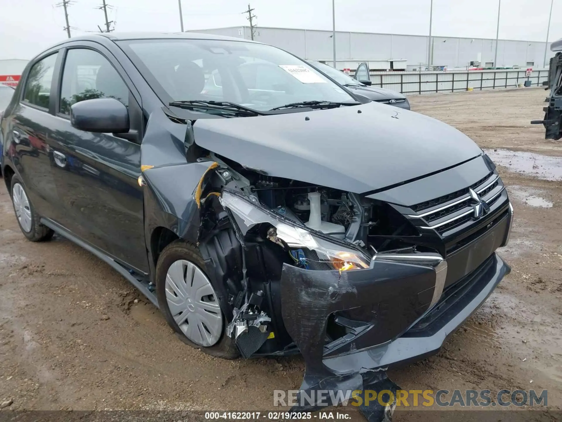 6 fotografías del automóvil dañado ML32AUHJXRH015925 MITSUBISHI MIRAGE 2024