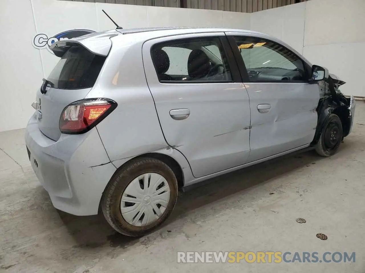 3 fotografías del automóvil dañado ML32AUHJXRH016637 MITSUBISHI MIRAGE 2024