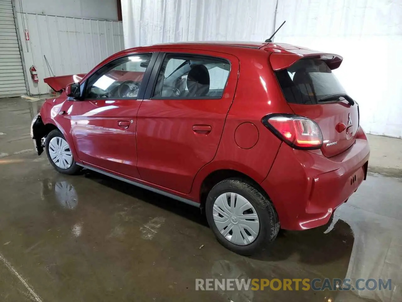 2 fotografías del automóvil dañado ML32AUHJXRH020798 MITSUBISHI MIRAGE 2024