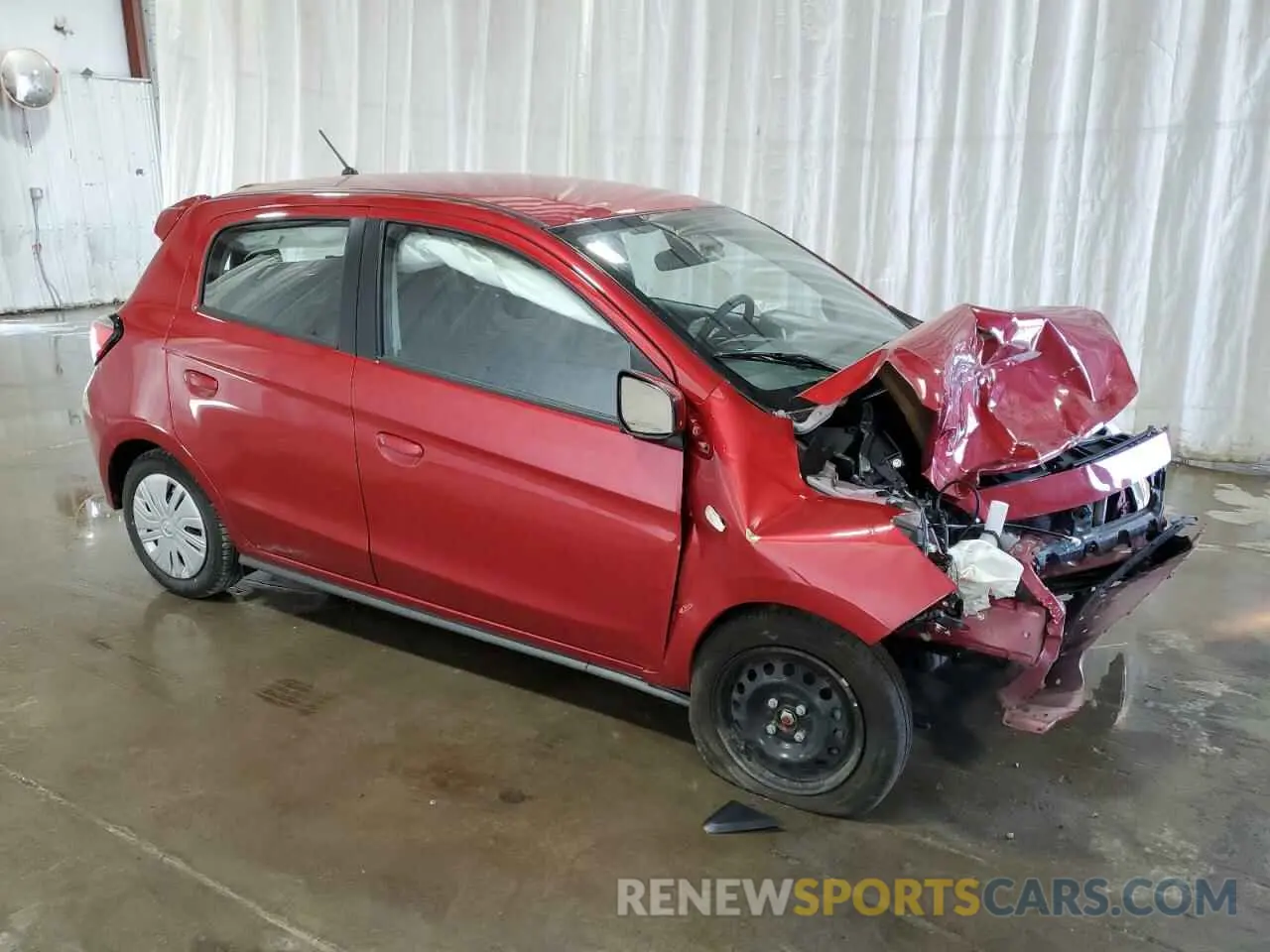 4 fotografías del automóvil dañado ML32AUHJXRH020798 MITSUBISHI MIRAGE 2024