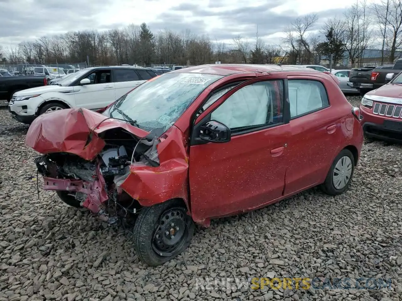 1 fotografías del automóvil dañado ML32AUHJXRH024575 MITSUBISHI MIRAGE 2024