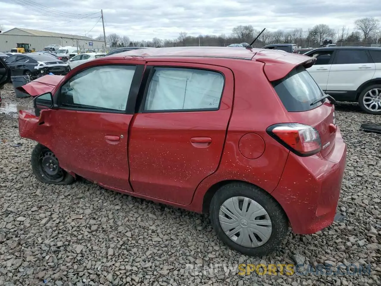 2 fotografías del automóvil dañado ML32AUHJXRH024575 MITSUBISHI MIRAGE 2024