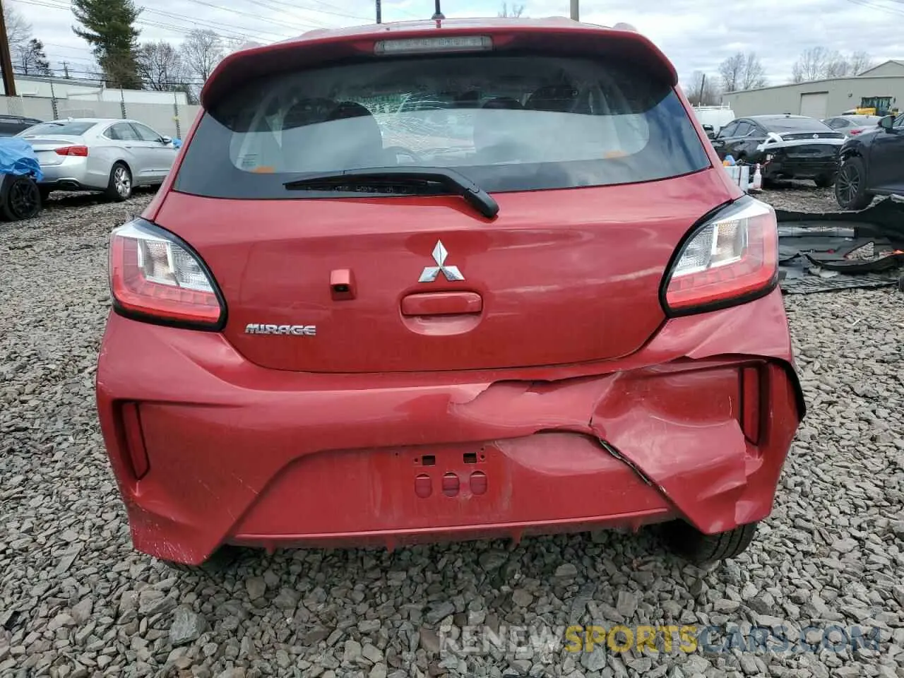 6 fotografías del automóvil dañado ML32AUHJXRH024575 MITSUBISHI MIRAGE 2024