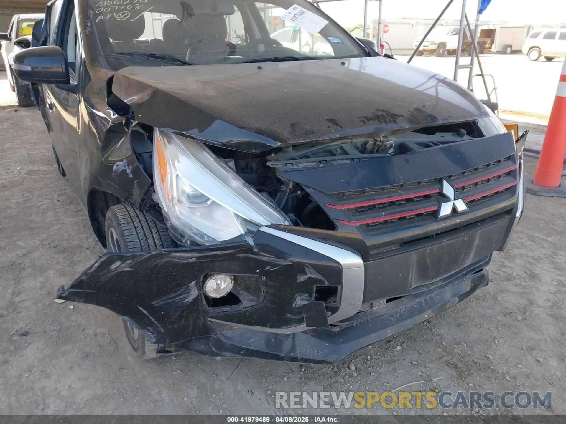 6 fotografías del automóvil dañado ML32AWHJ1RH007708 MITSUBISHI MIRAGE 2024