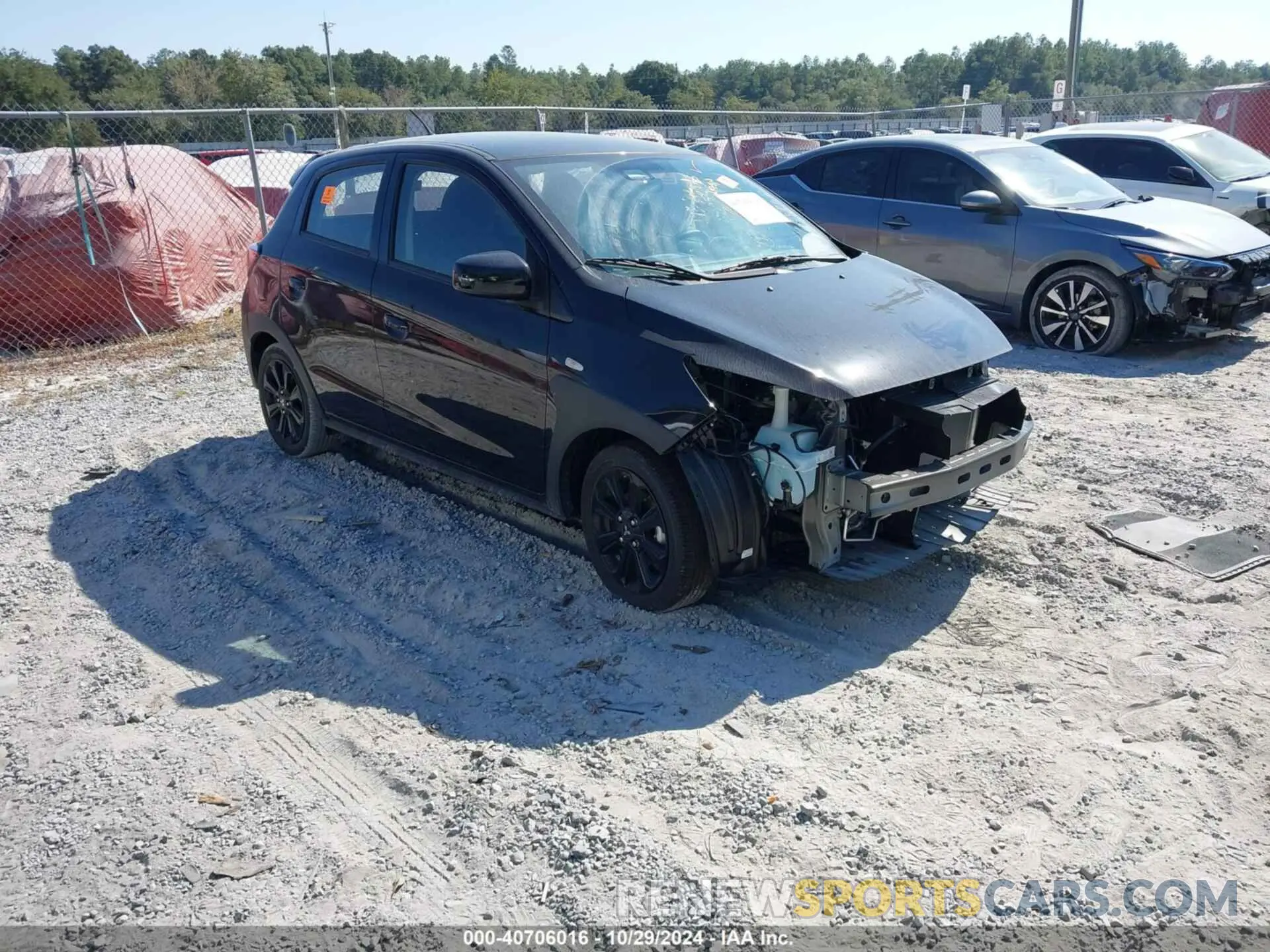 1 fotografías del automóvil dañado ML32AWHJ3RH005569 MITSUBISHI MIRAGE 2024