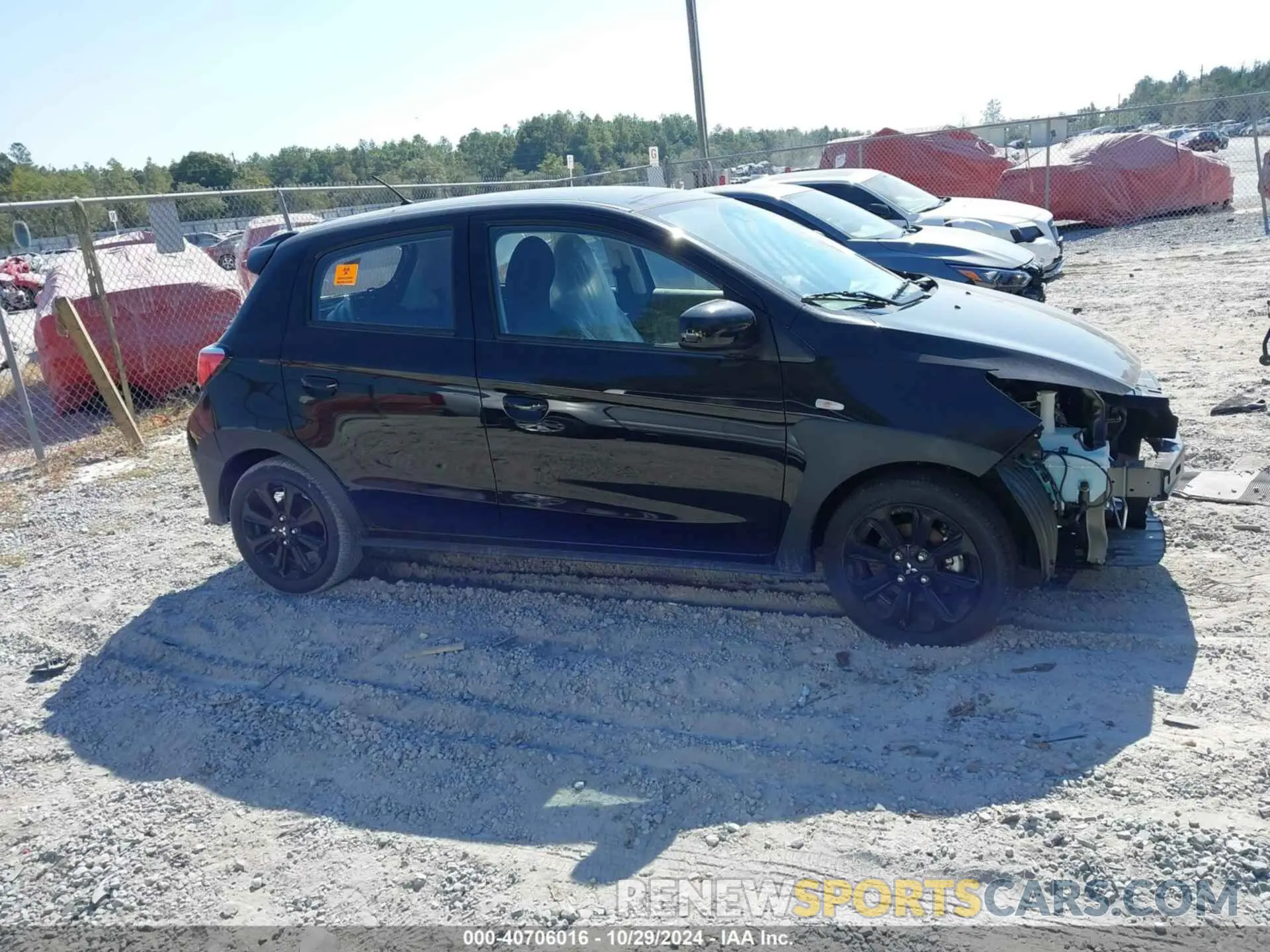 13 fotografías del automóvil dañado ML32AWHJ3RH005569 MITSUBISHI MIRAGE 2024