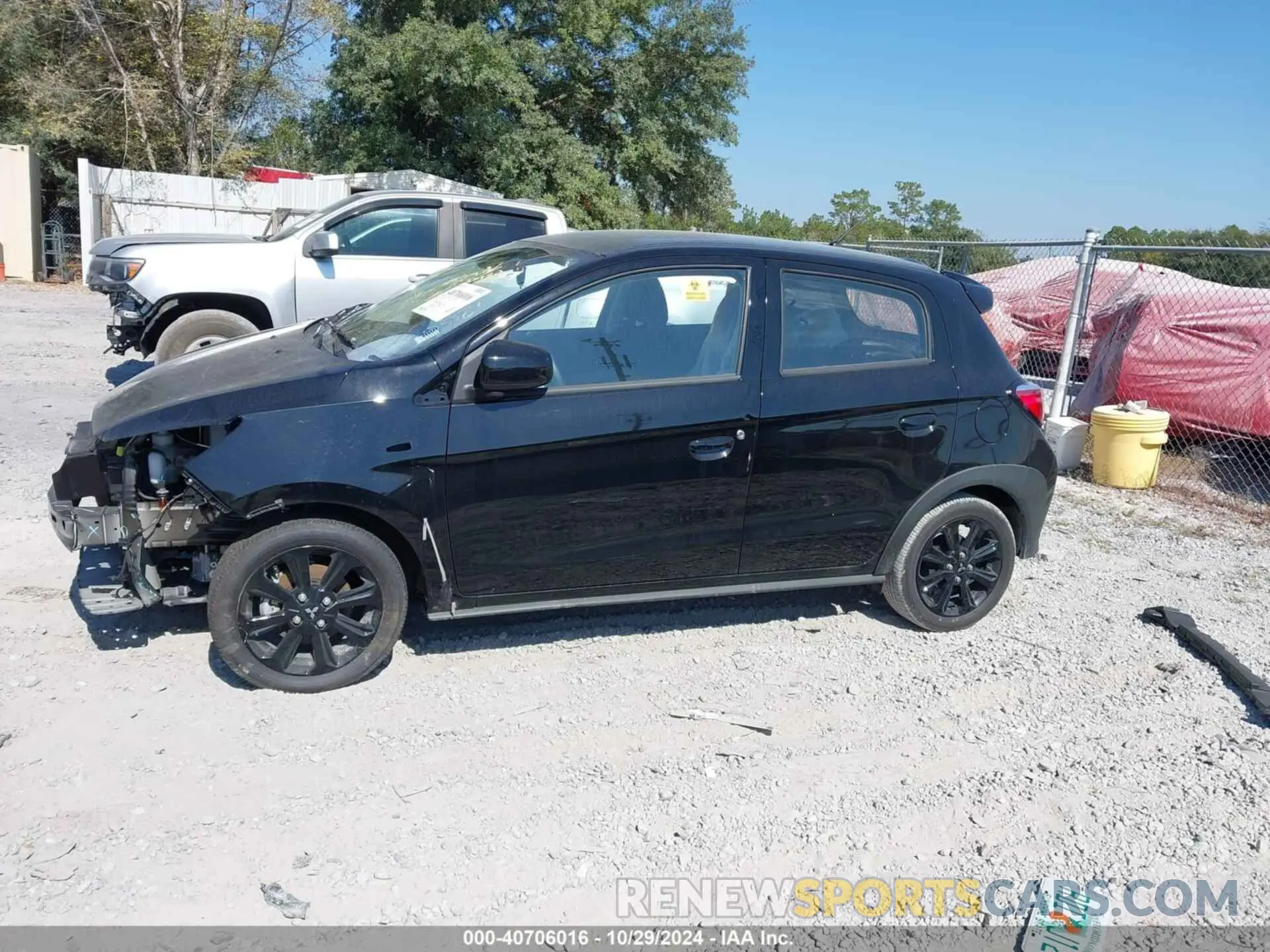 14 fotografías del automóvil dañado ML32AWHJ3RH005569 MITSUBISHI MIRAGE 2024
