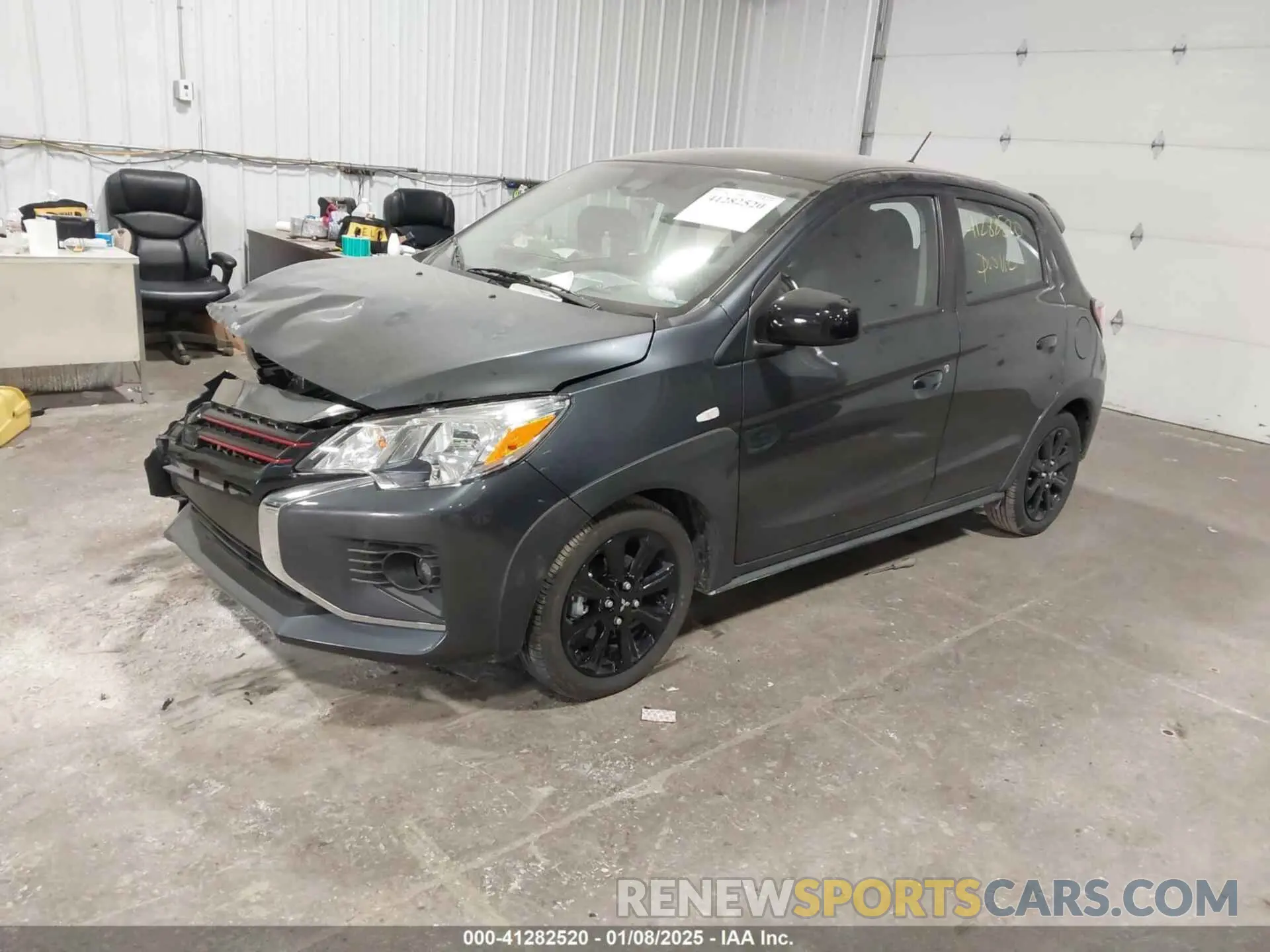 2 fotografías del automóvil dañado ML32AWHJ3RH012778 MITSUBISHI MIRAGE 2024
