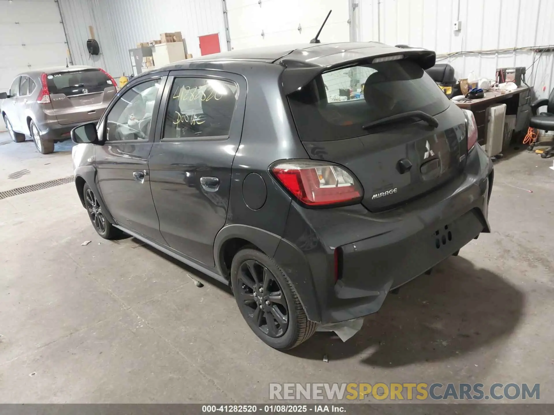 3 fotografías del automóvil dañado ML32AWHJ3RH012778 MITSUBISHI MIRAGE 2024