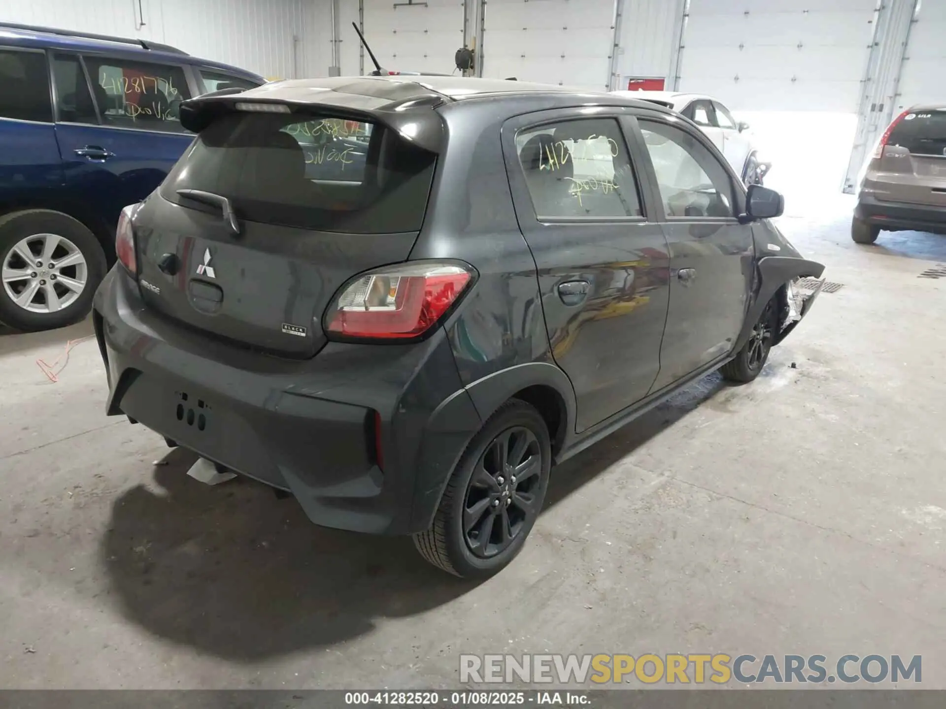 4 fotografías del automóvil dañado ML32AWHJ3RH012778 MITSUBISHI MIRAGE 2024