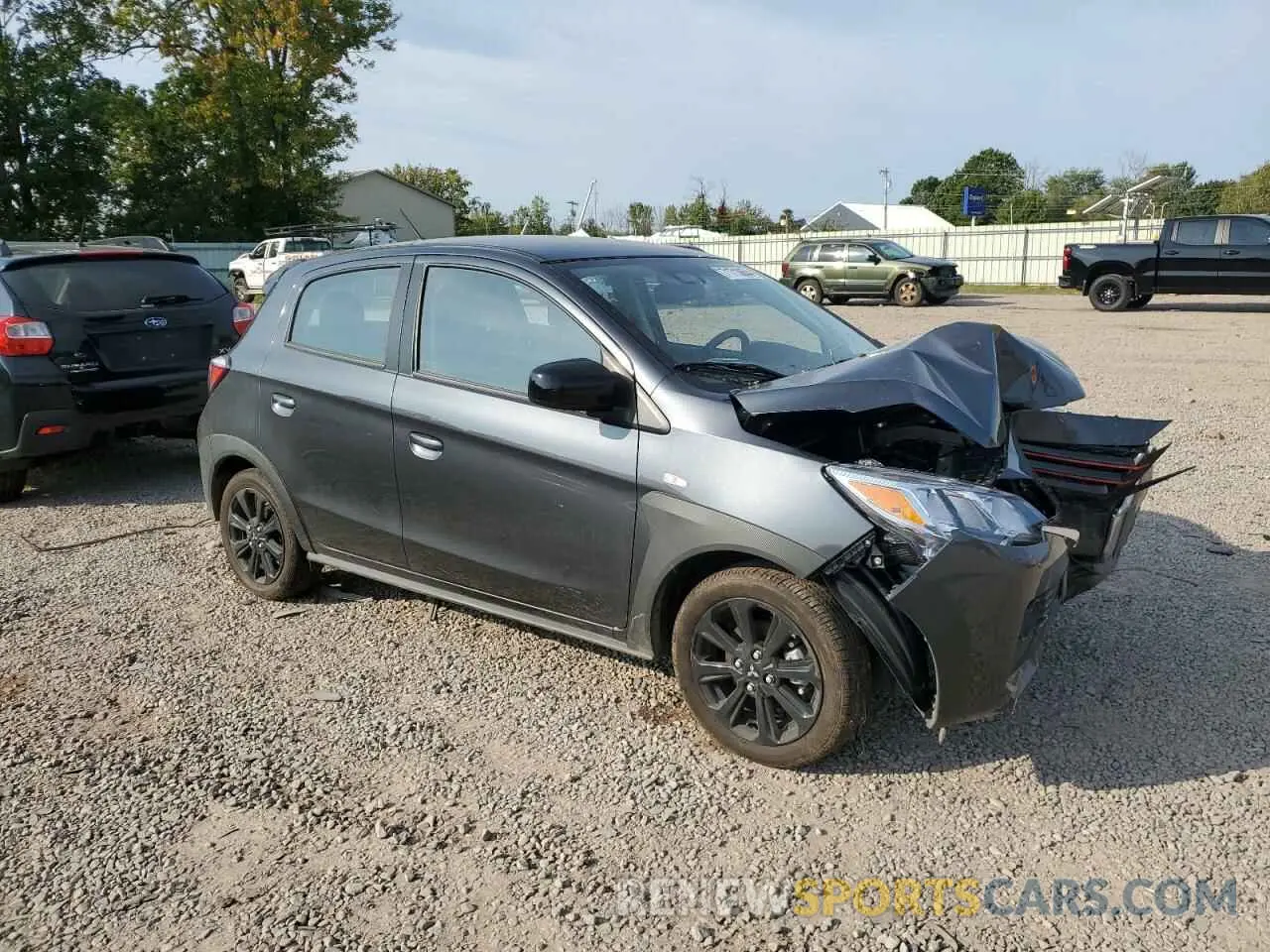 4 fotografías del automóvil dañado ML32AWHJ4RH005242 MITSUBISHI MIRAGE 2024