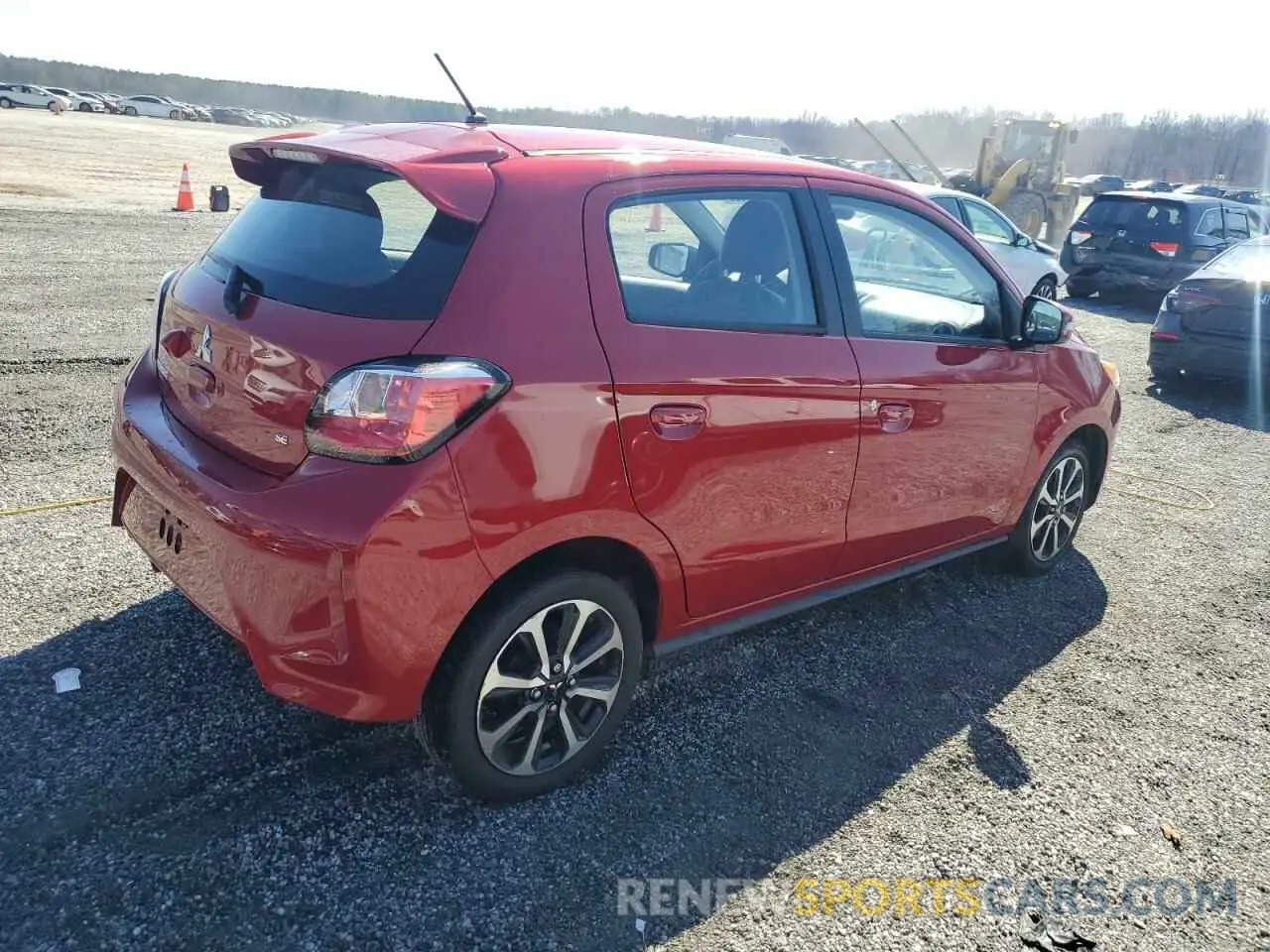 3 fotografías del automóvil dañado ML32AWHJ5RH006741 MITSUBISHI MIRAGE 2024